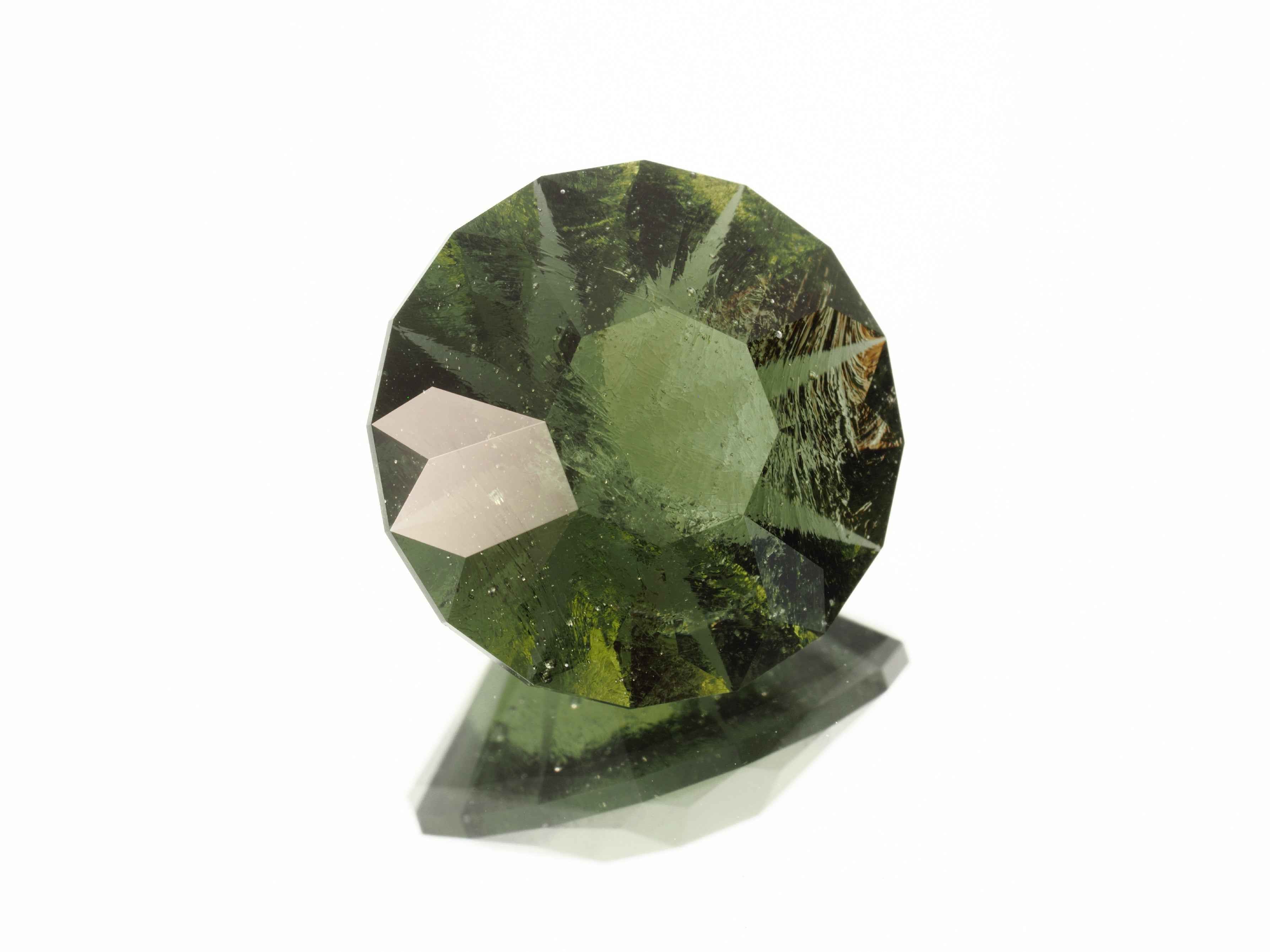 Moldavite faccettata 6,3ct – TOP quality - BV090