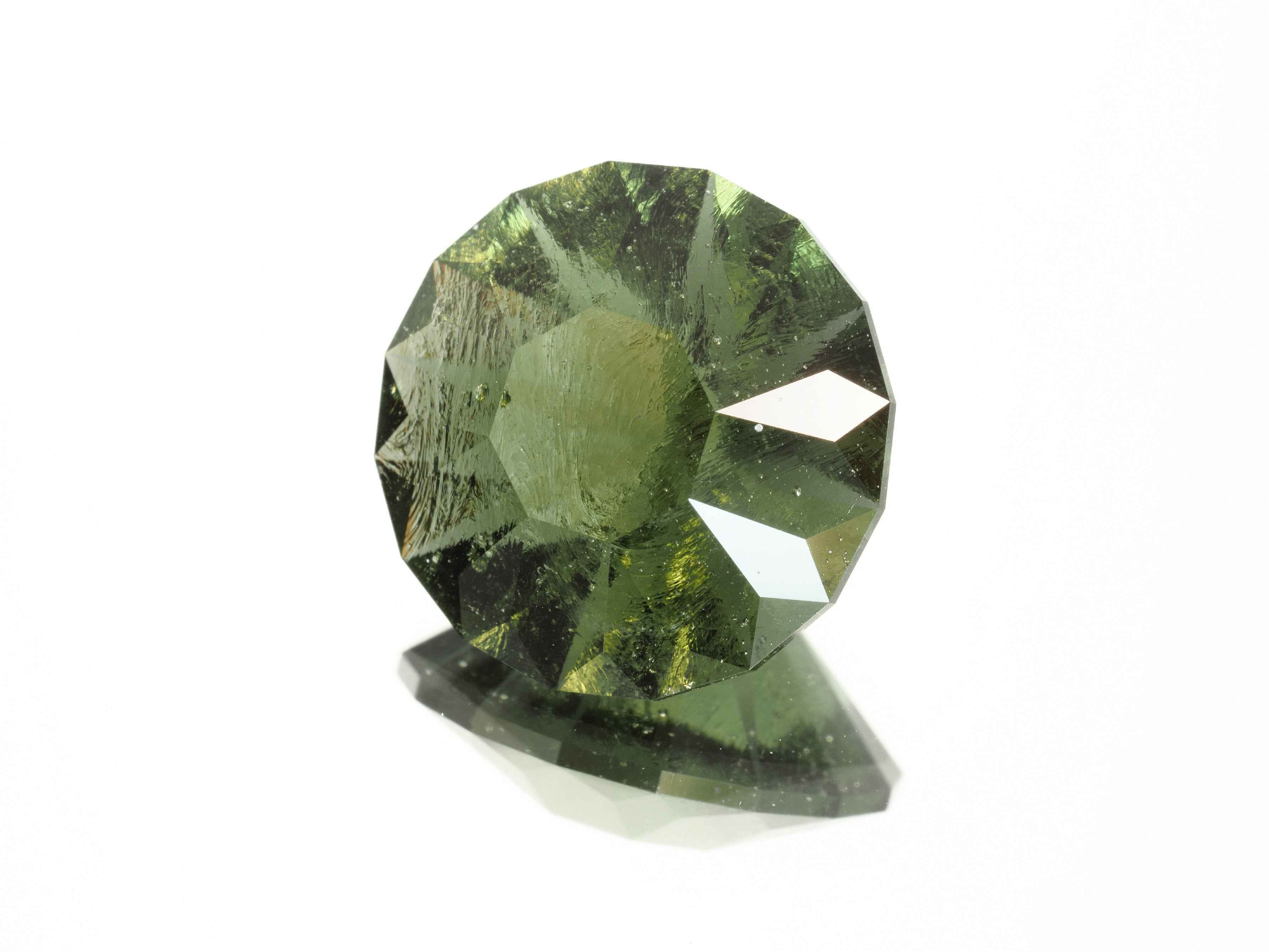Moldavite faccettata 6,3ct – TOP quality - BV090
