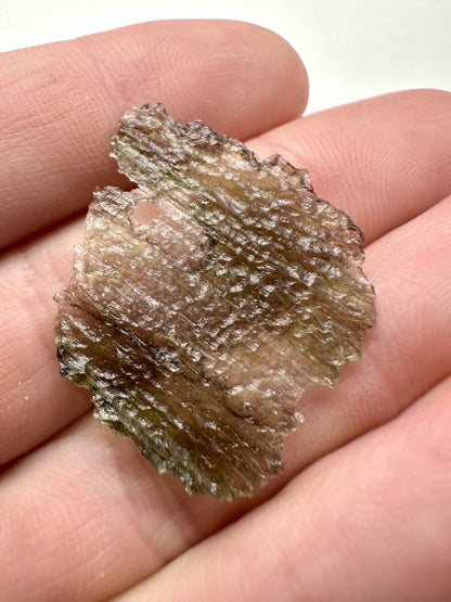 Moldavite Grezza – Maly Chlum – 1,4g - V219-1