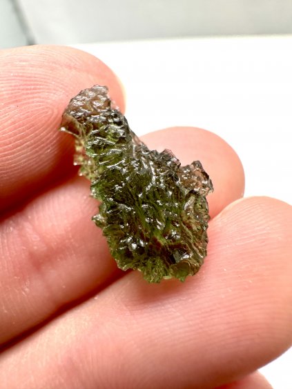 Moldavite Grezza – Maly Chlum – 1,2g - V242-1