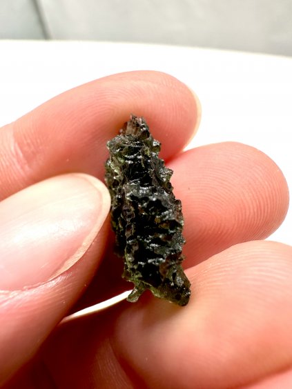 Moldavite Grezza – Maly Chlum – 2,5g - V245-2