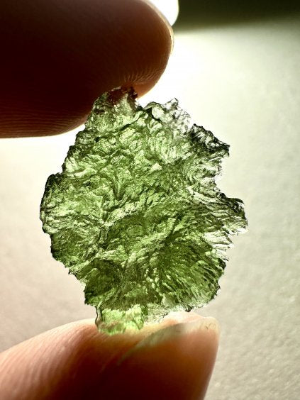 Moldavite Grezza – Maly Chlum – 2,5g - V245-2