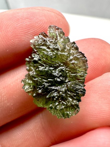 Moldavite Grezza – Maly Chlum – 2,5g - V245-2