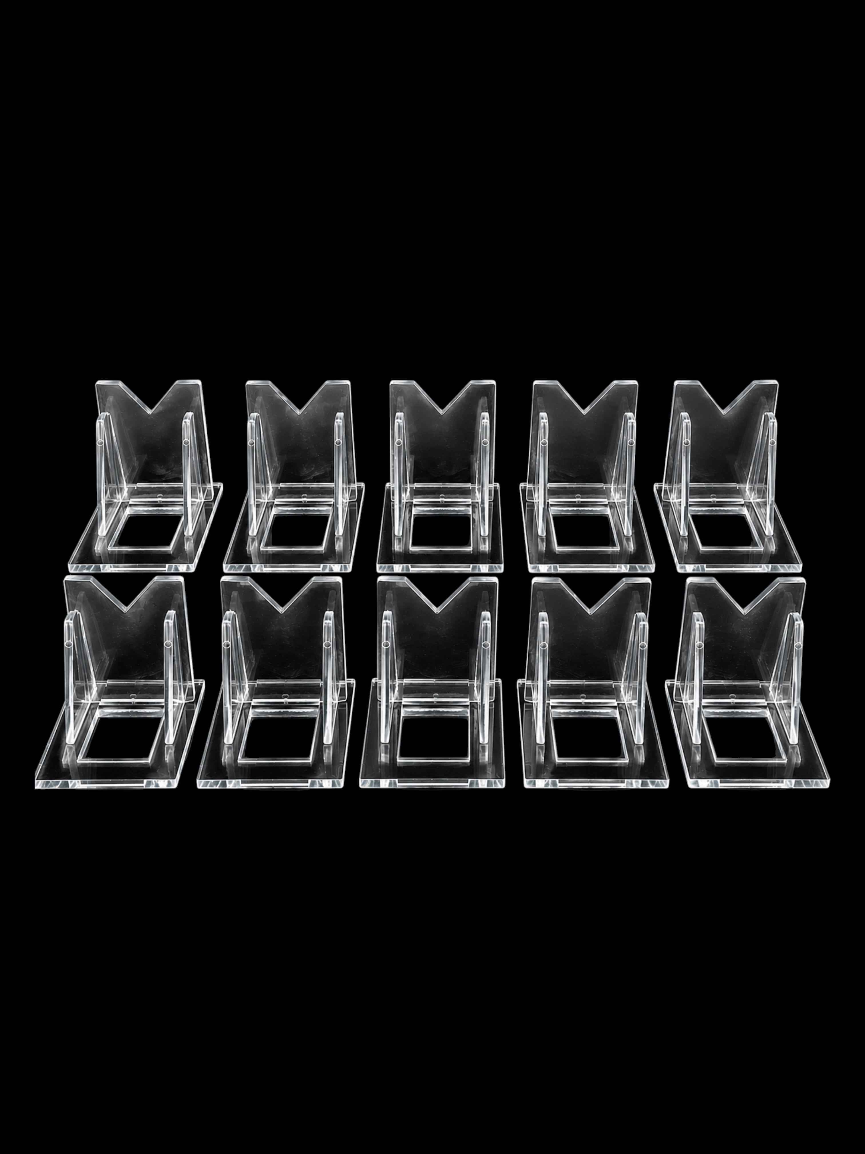 Pack of 10 Plastic Stands – Large