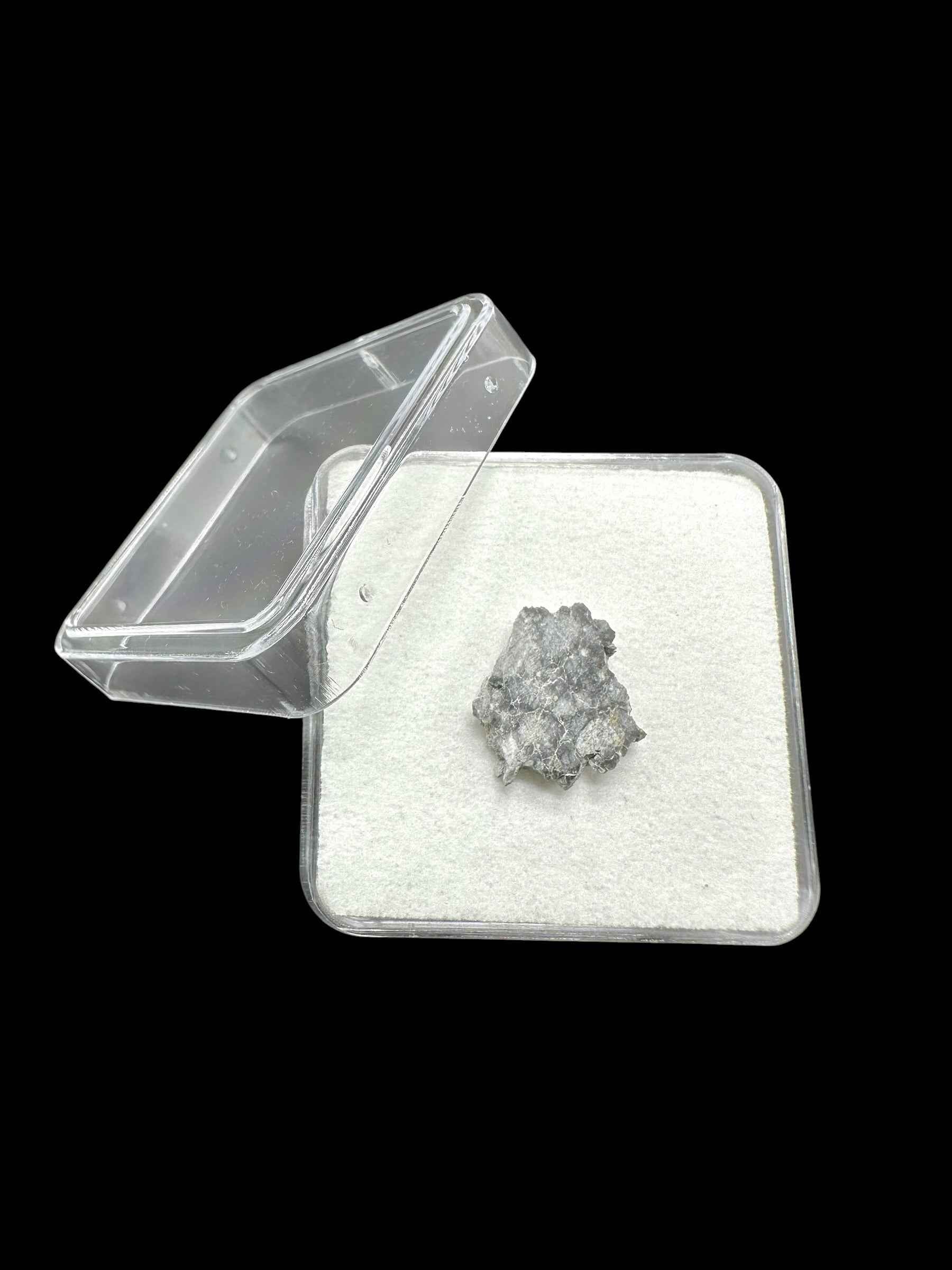 Scatola quadrata bianca per campioni di minerali - PK014