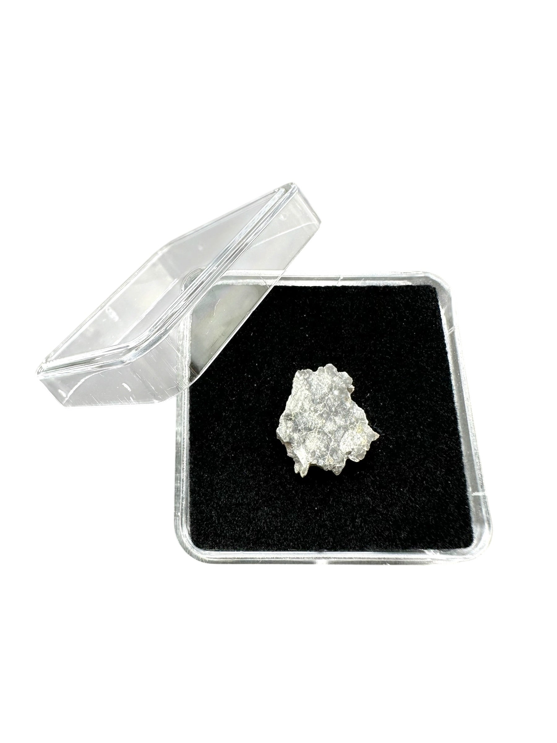 Black square box for mineral samples - PK015