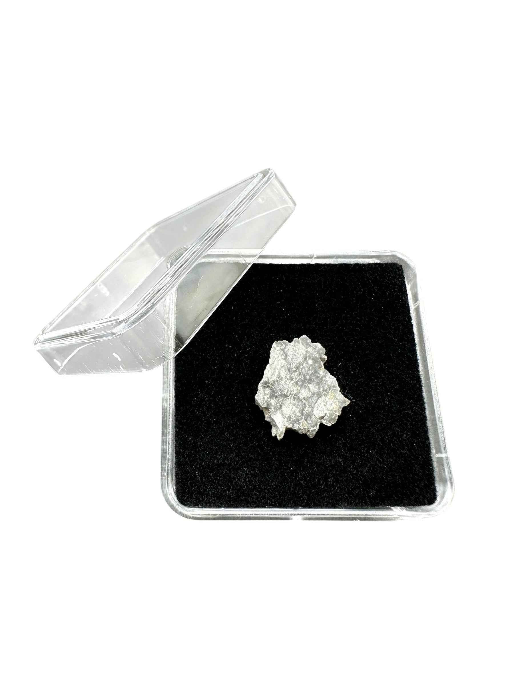 Scatola quadrata nera per campioni di minerali - PK015
