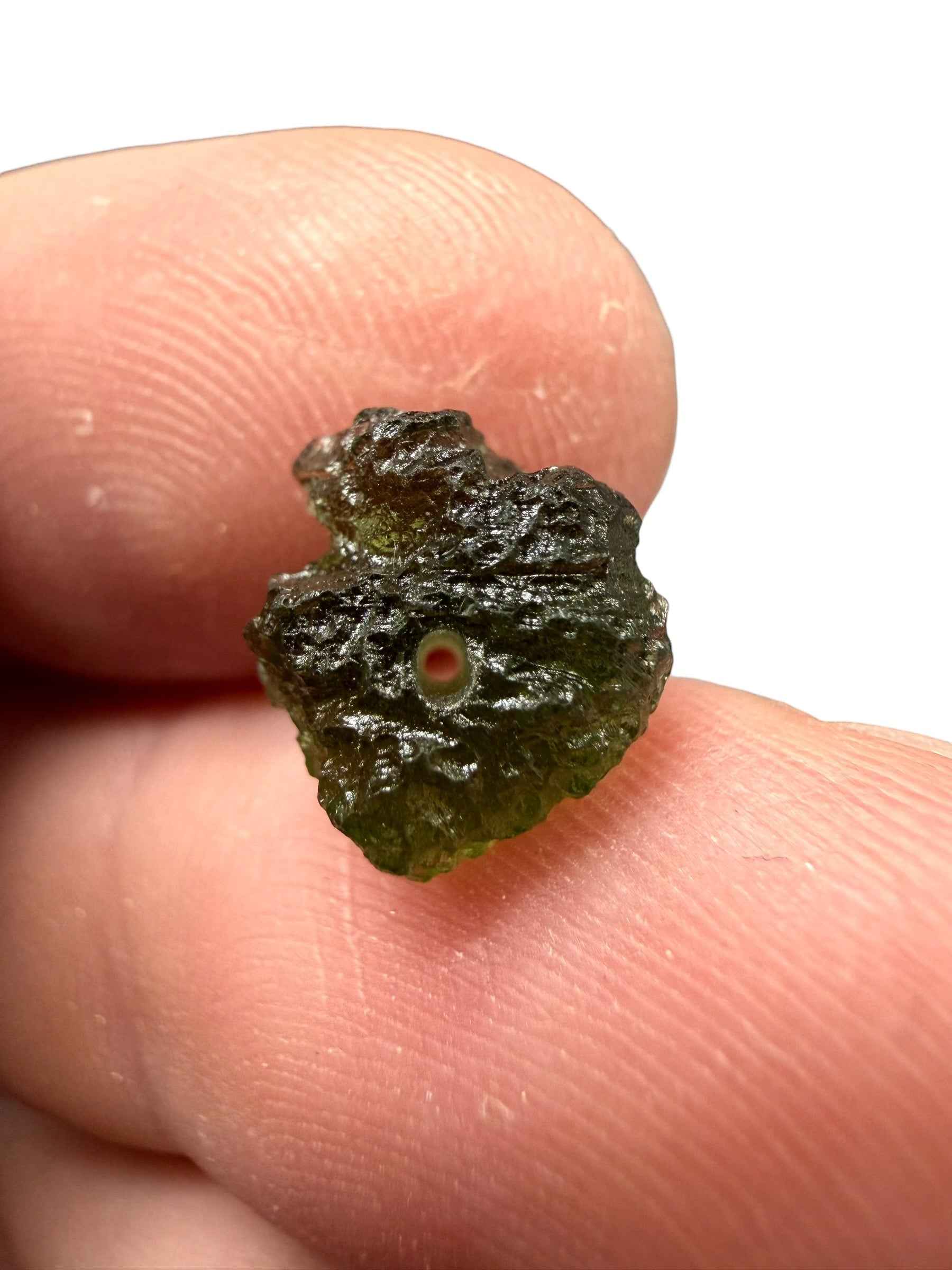 Perla di moldavite grezza – random piece - VK012