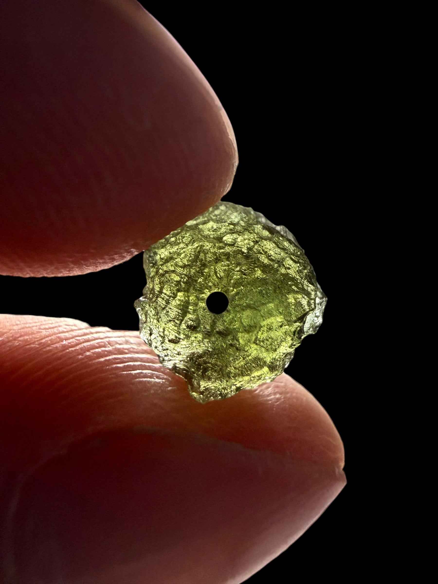 Perla di moldavite grezza – random piece - VK012