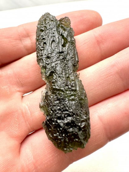 Moldavite Grezza – Habri – Pod vodarnou – 13,3g - V037-3