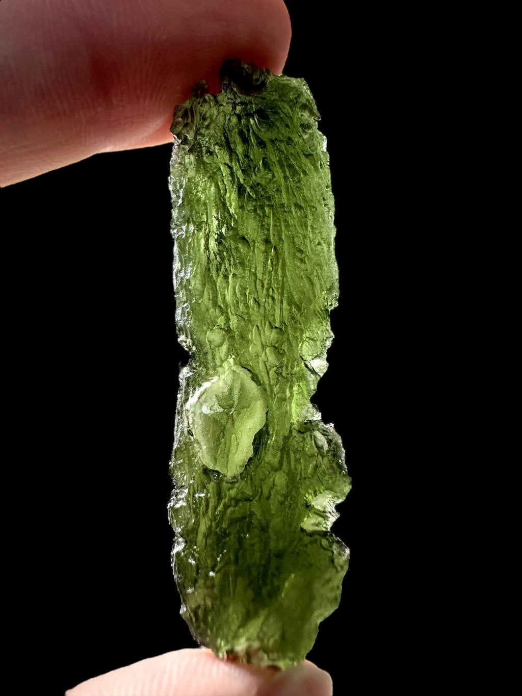 Moldavite – Habri – Pod vodarnou – 13,3g - V1654