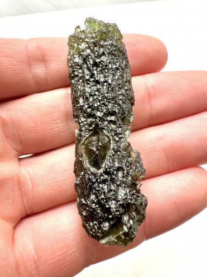 Moldavite Grezza – Habri – Pod vodarnou – 13,3g - V037-3