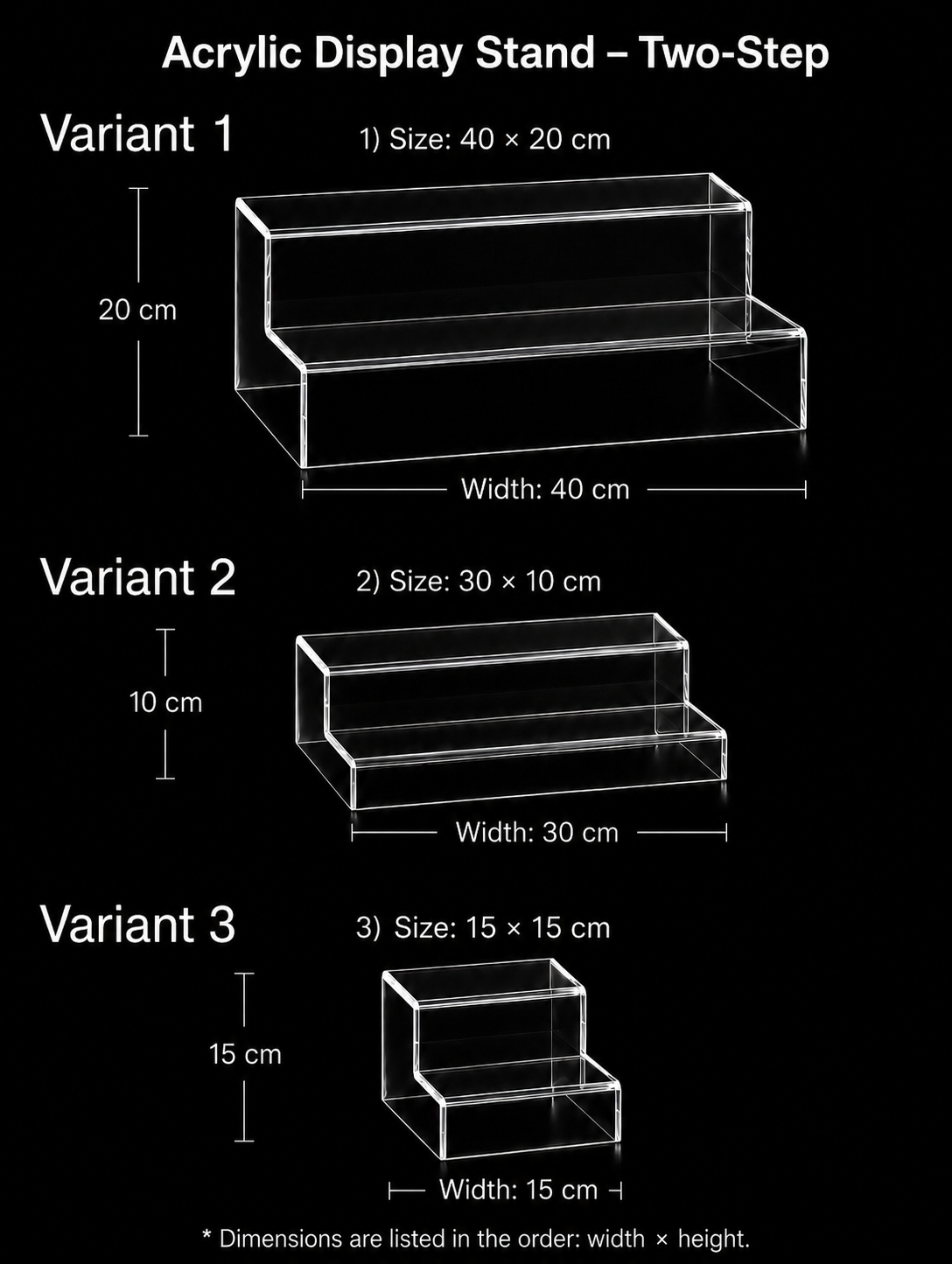 Plastic stairs – two-story