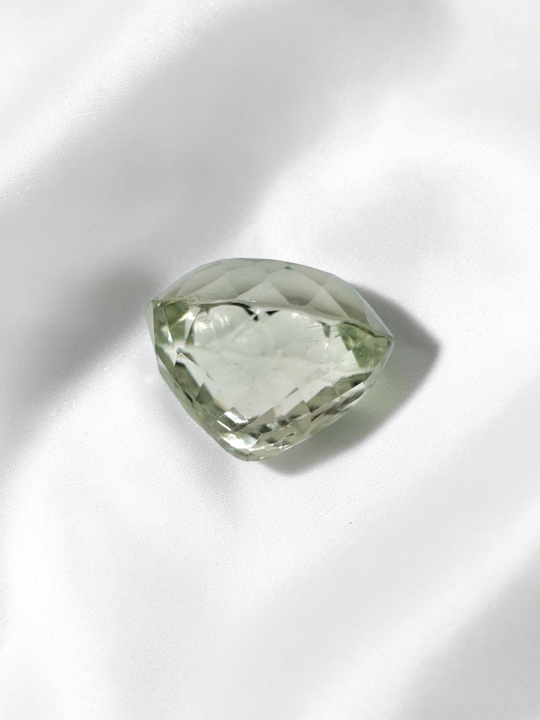 Faceted prasiolite from Brazil 11,3ct - BPR04