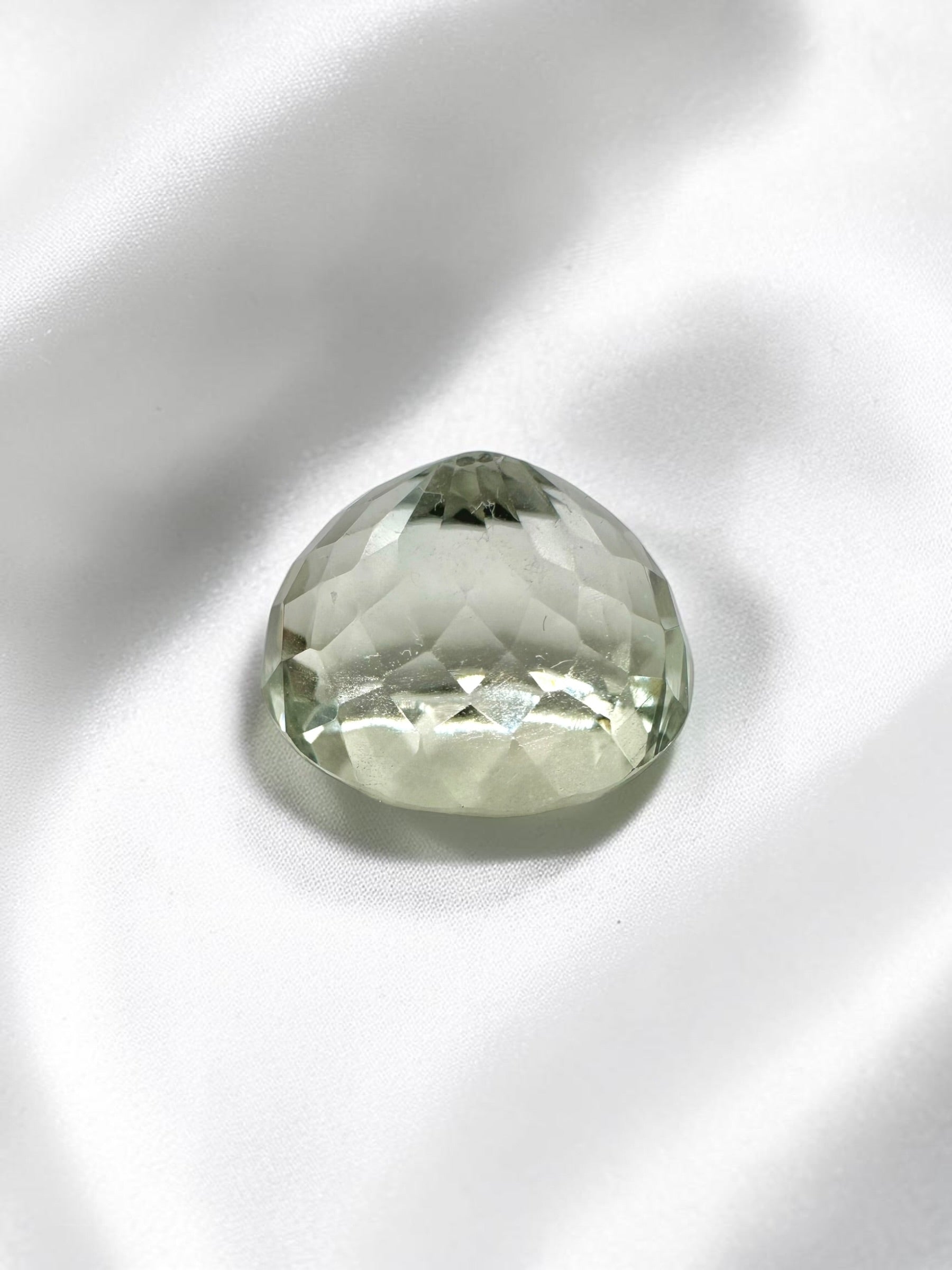 Faceted prasiolite from Brazil 11,3ct - BPR04