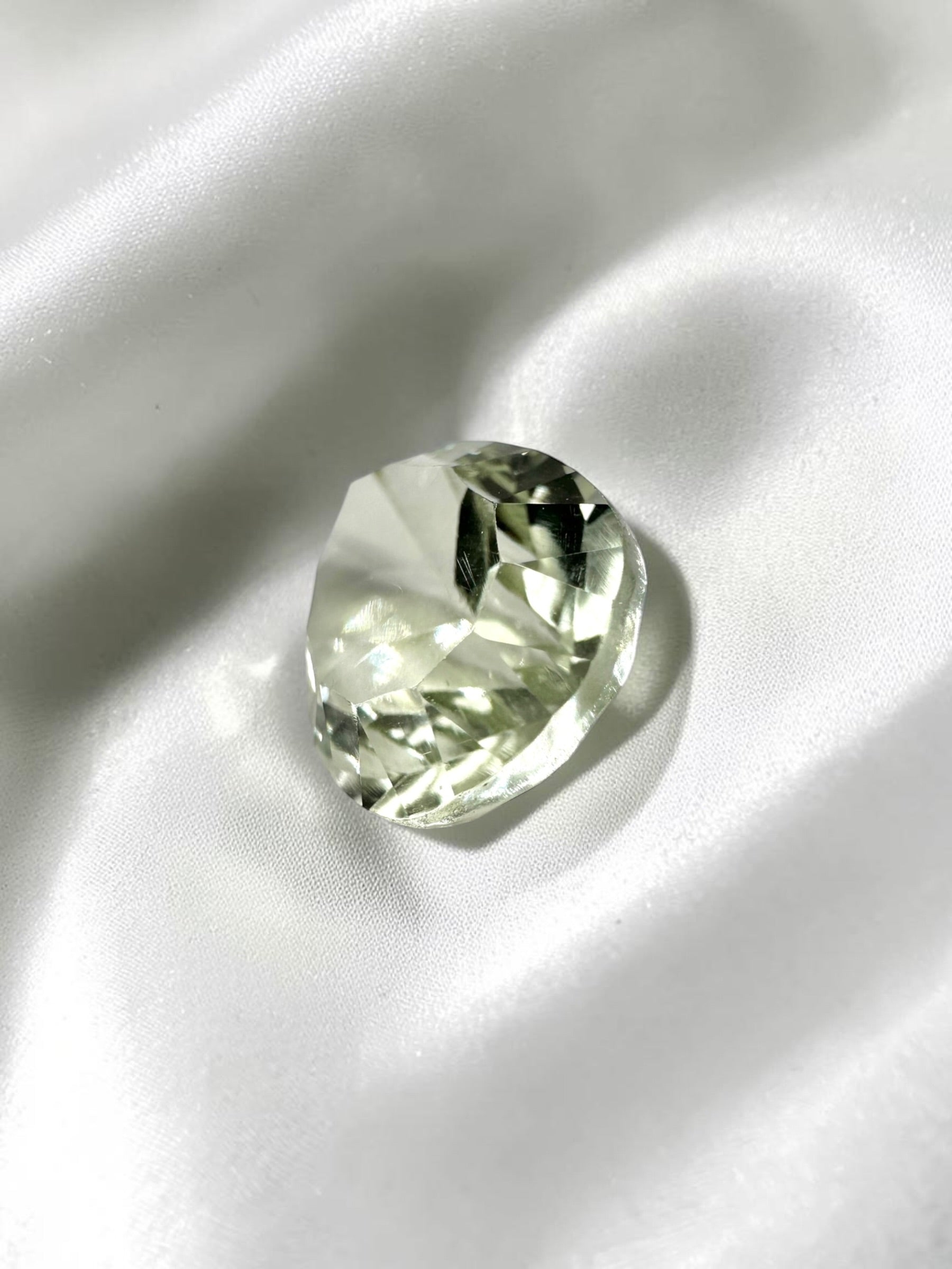 Faceted prasiolite from Brazil 5,65ct - BPR06