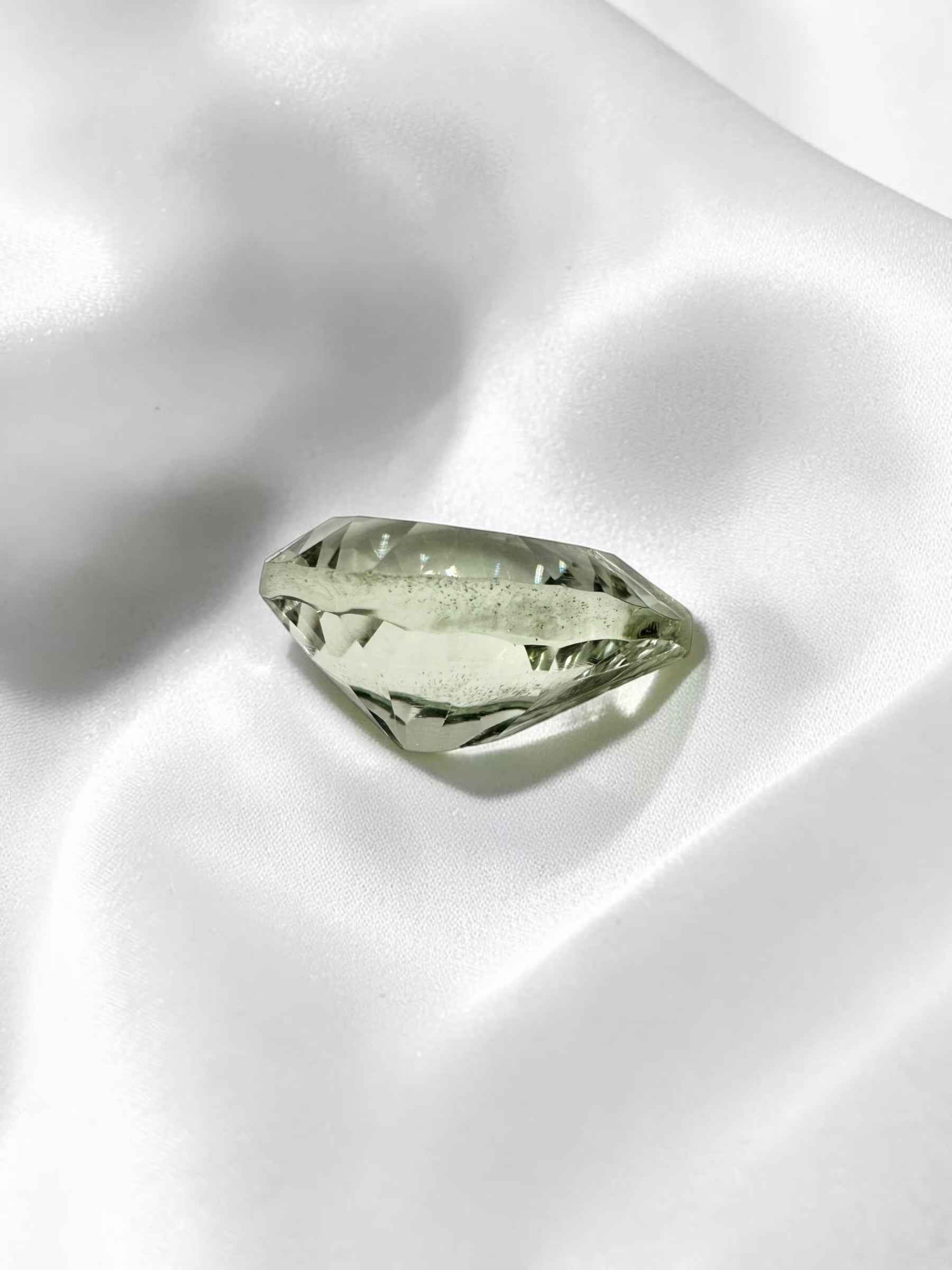 Prasiolite sfaccettata dal Brasile 5,65ct - BPR06