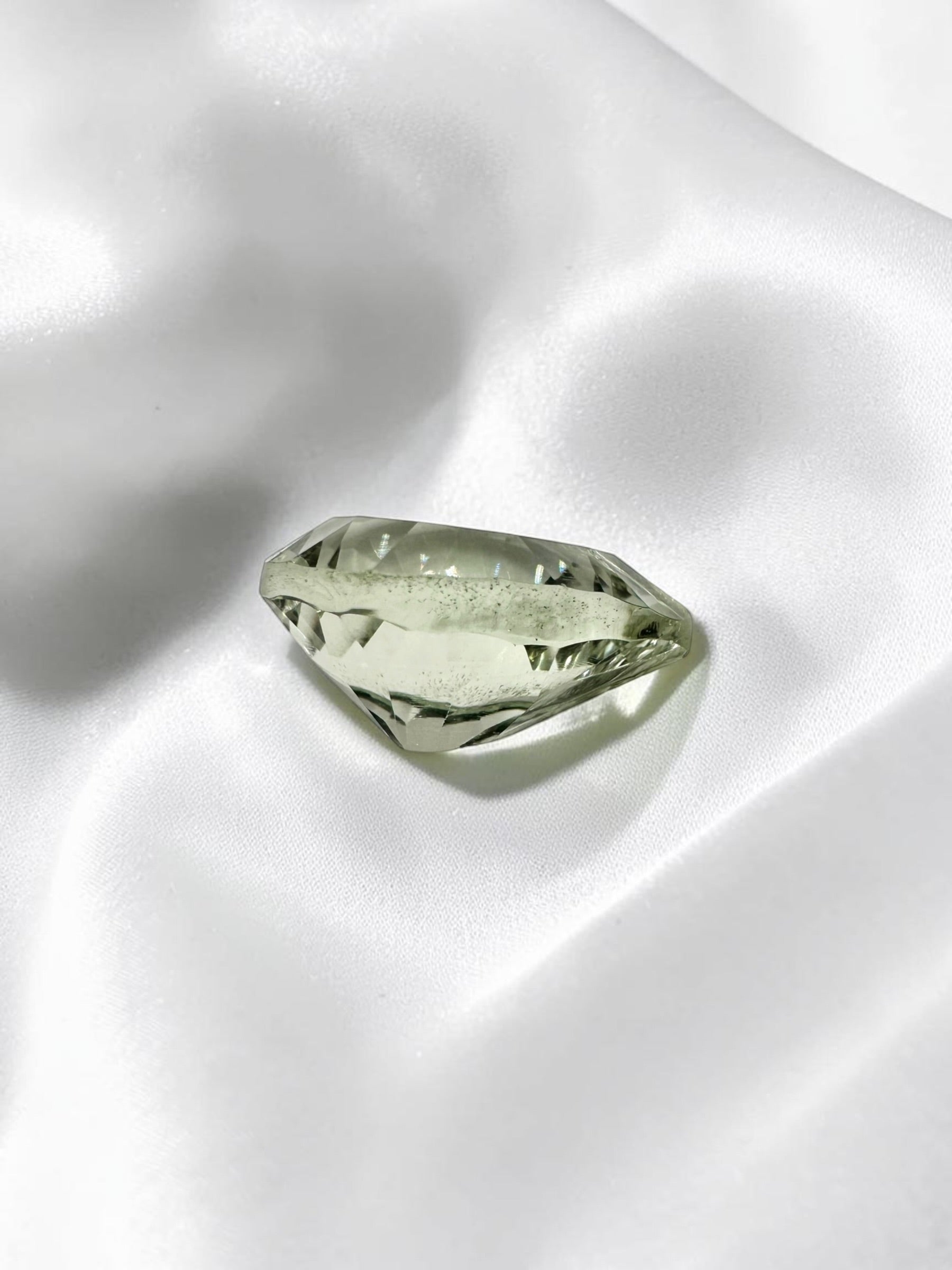 Faceted prasiolite from Brazil 5,65ct - BPR06