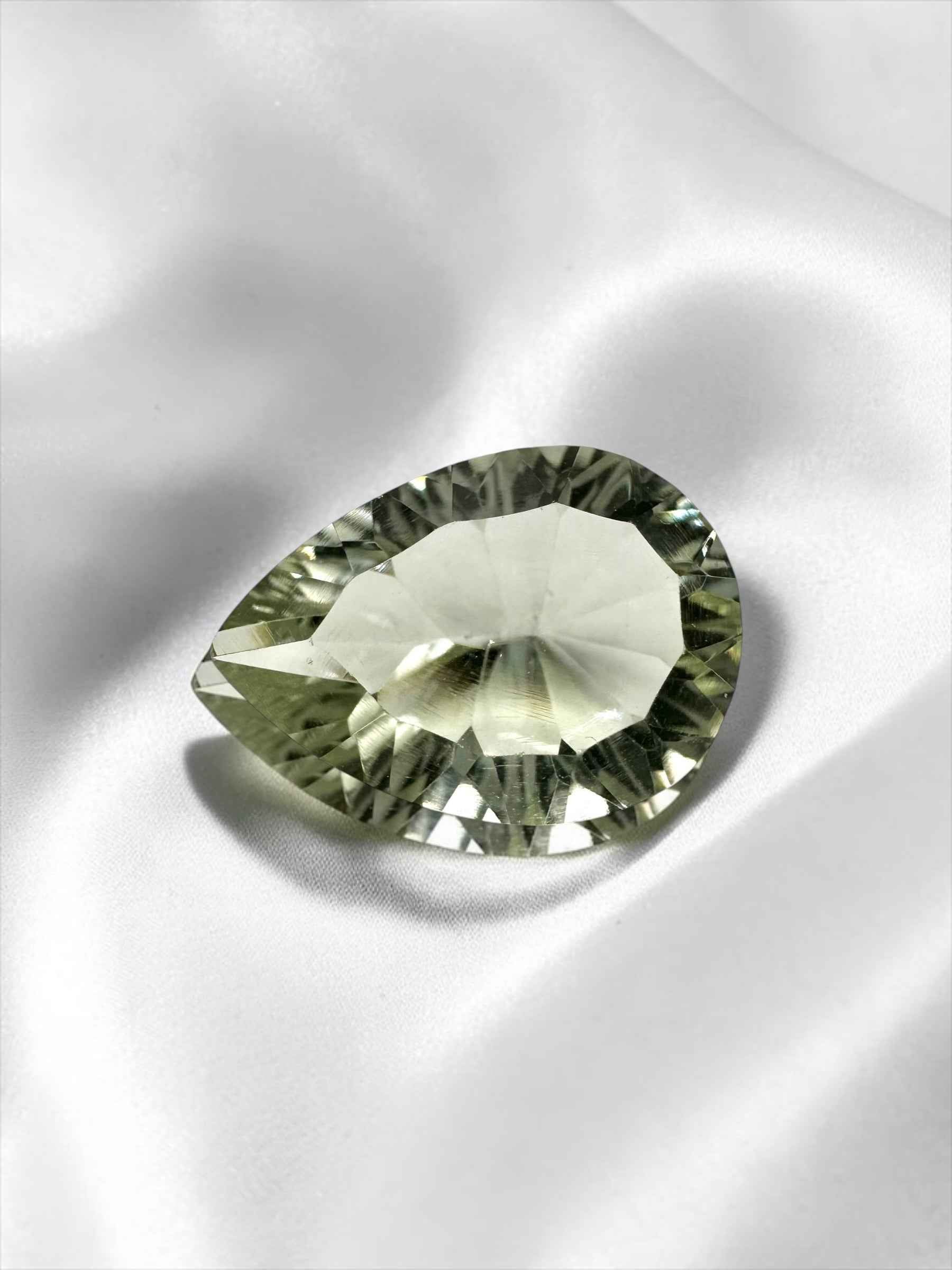 Prasiolite sfaccettata dal Brasile 5,65ct - BPR06