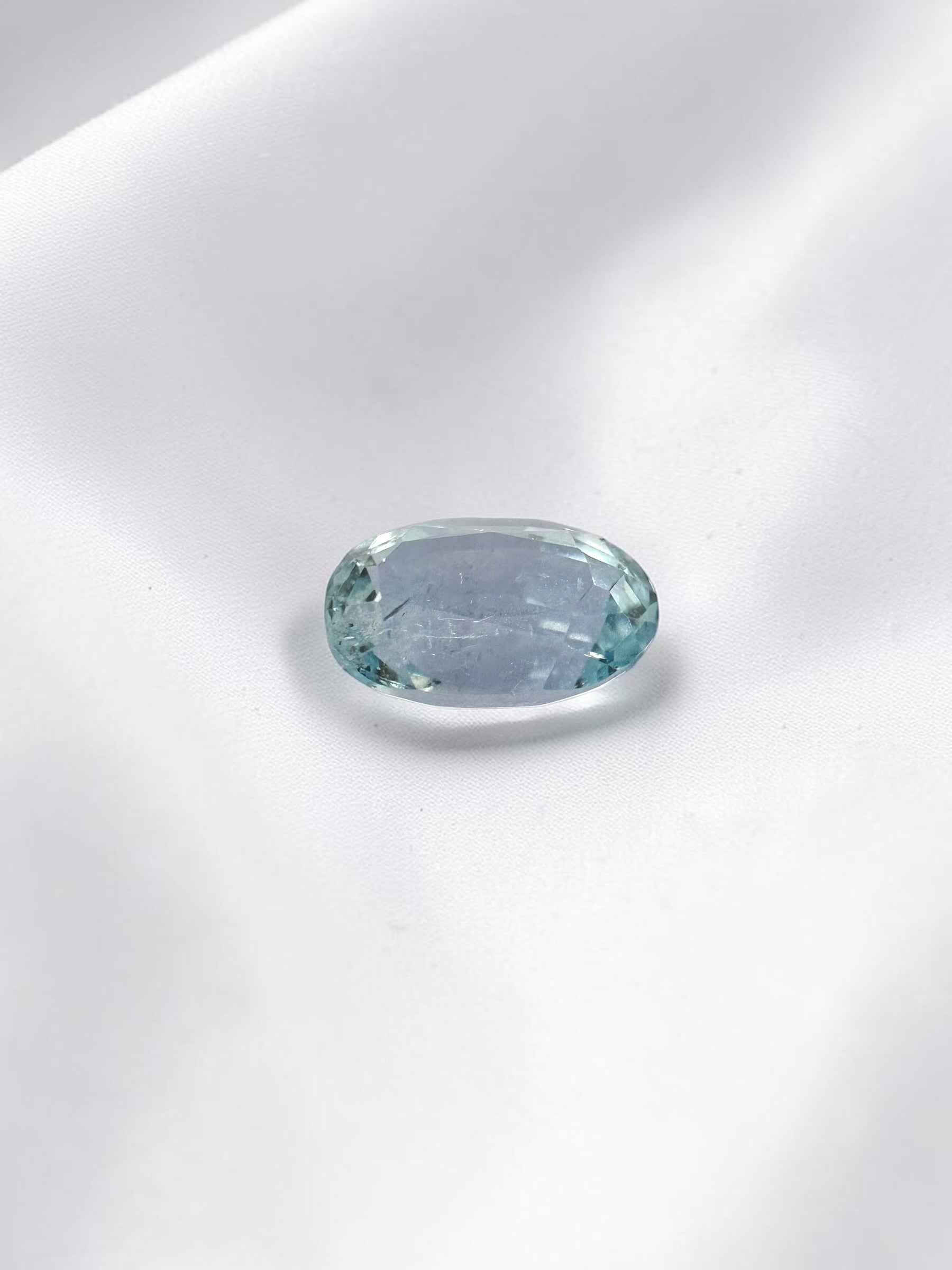 Acquamarina sfaccettata proveniente dall'India, 0,85 ct - BAK08