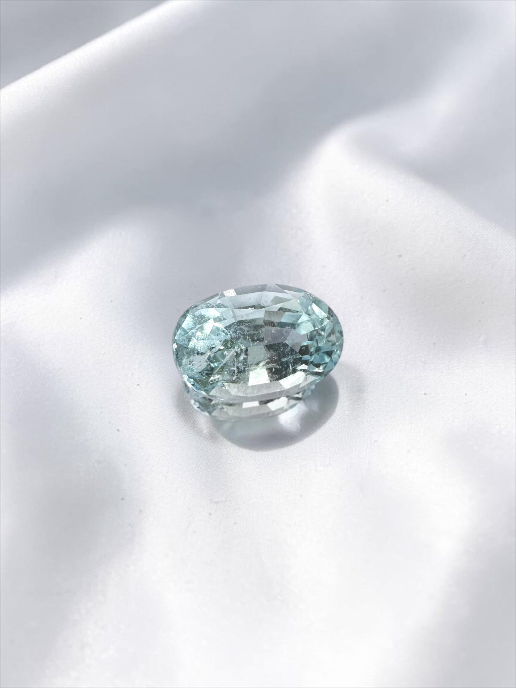 Faceted Aquamarine from India 0,85ct
