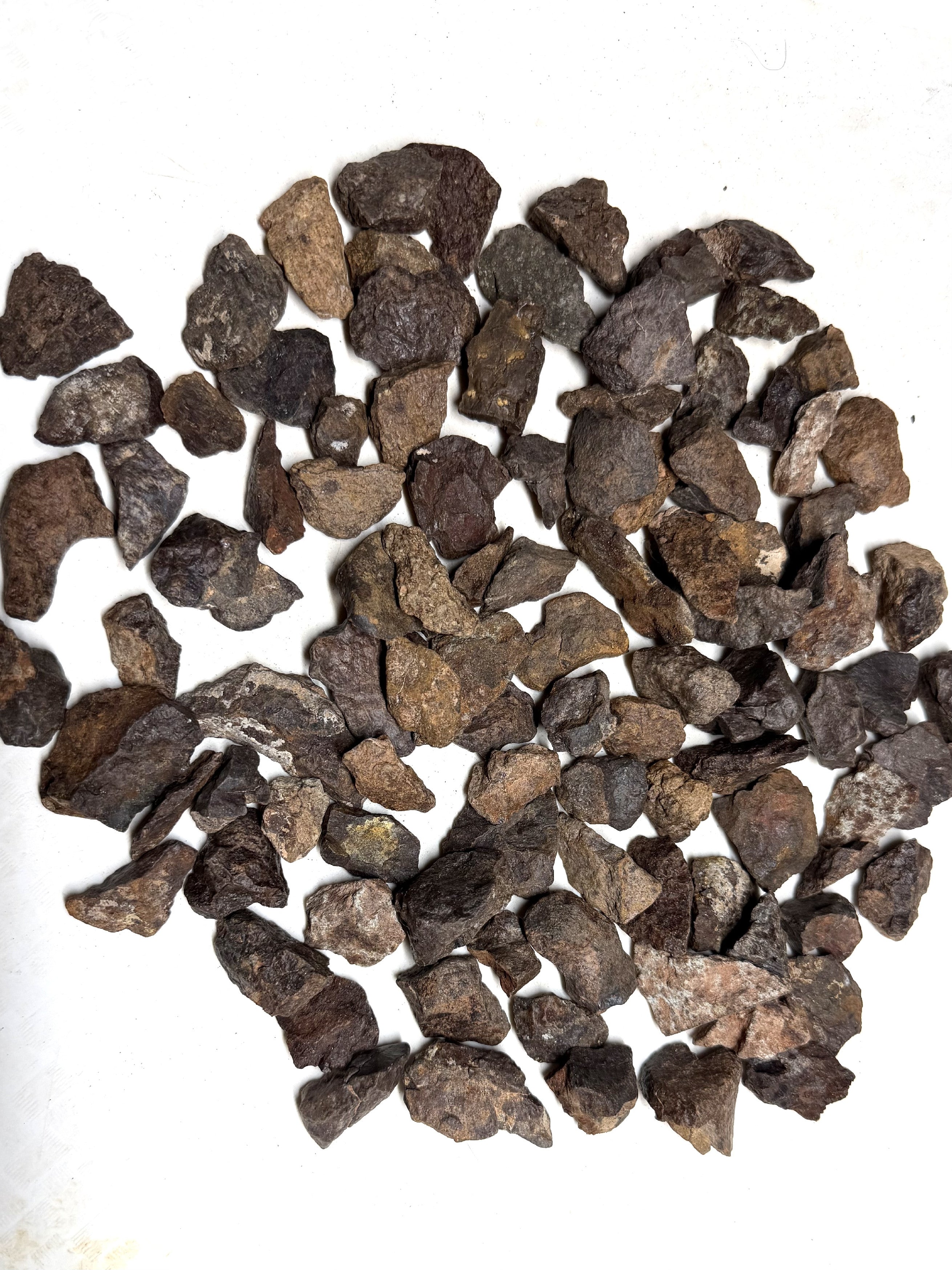 1kg of NWA X stony meteorites – Northwest Africa, 5-20g