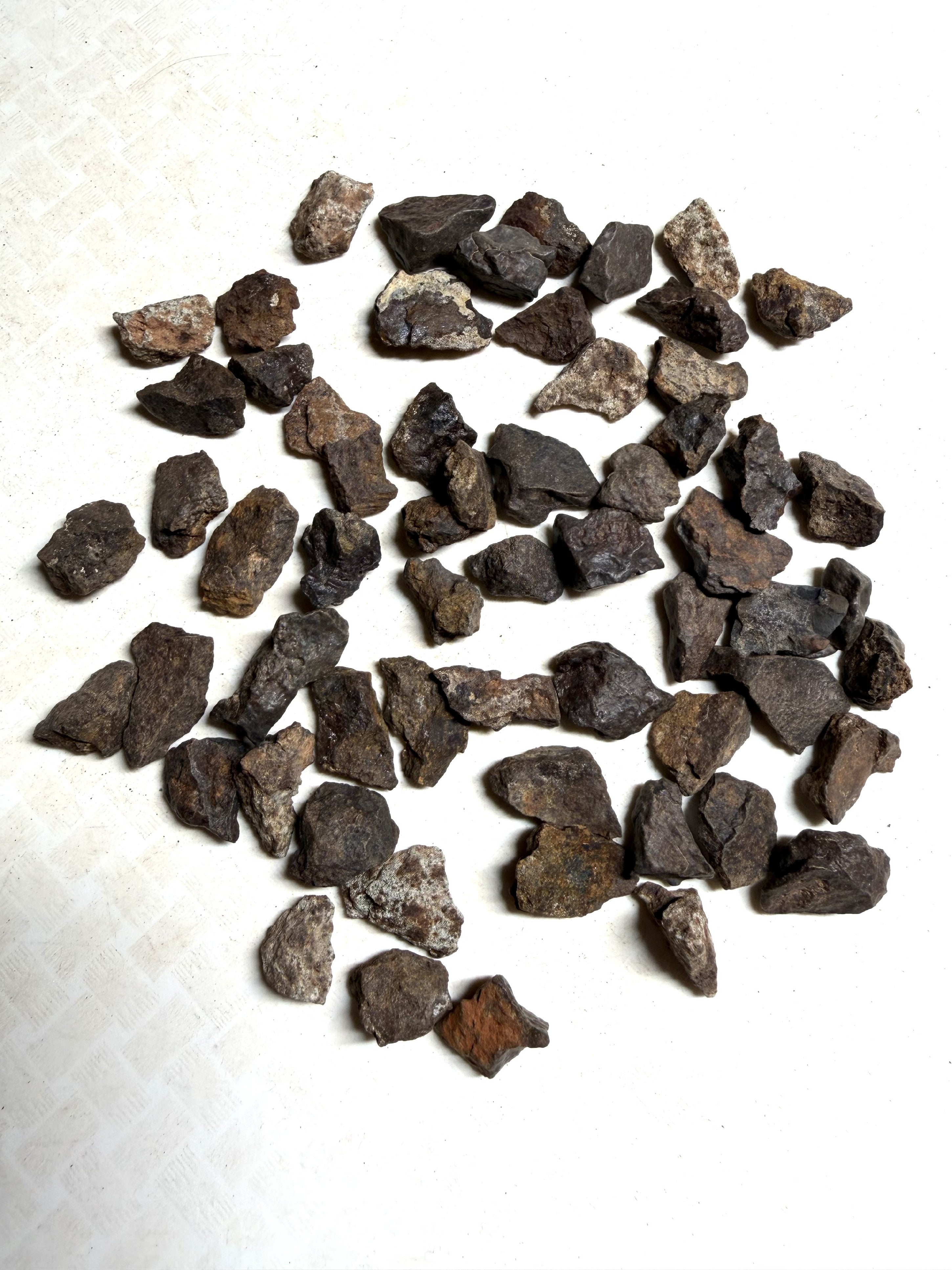200g of NWA X stony meteorites – Northwest Africa, 2-5g
