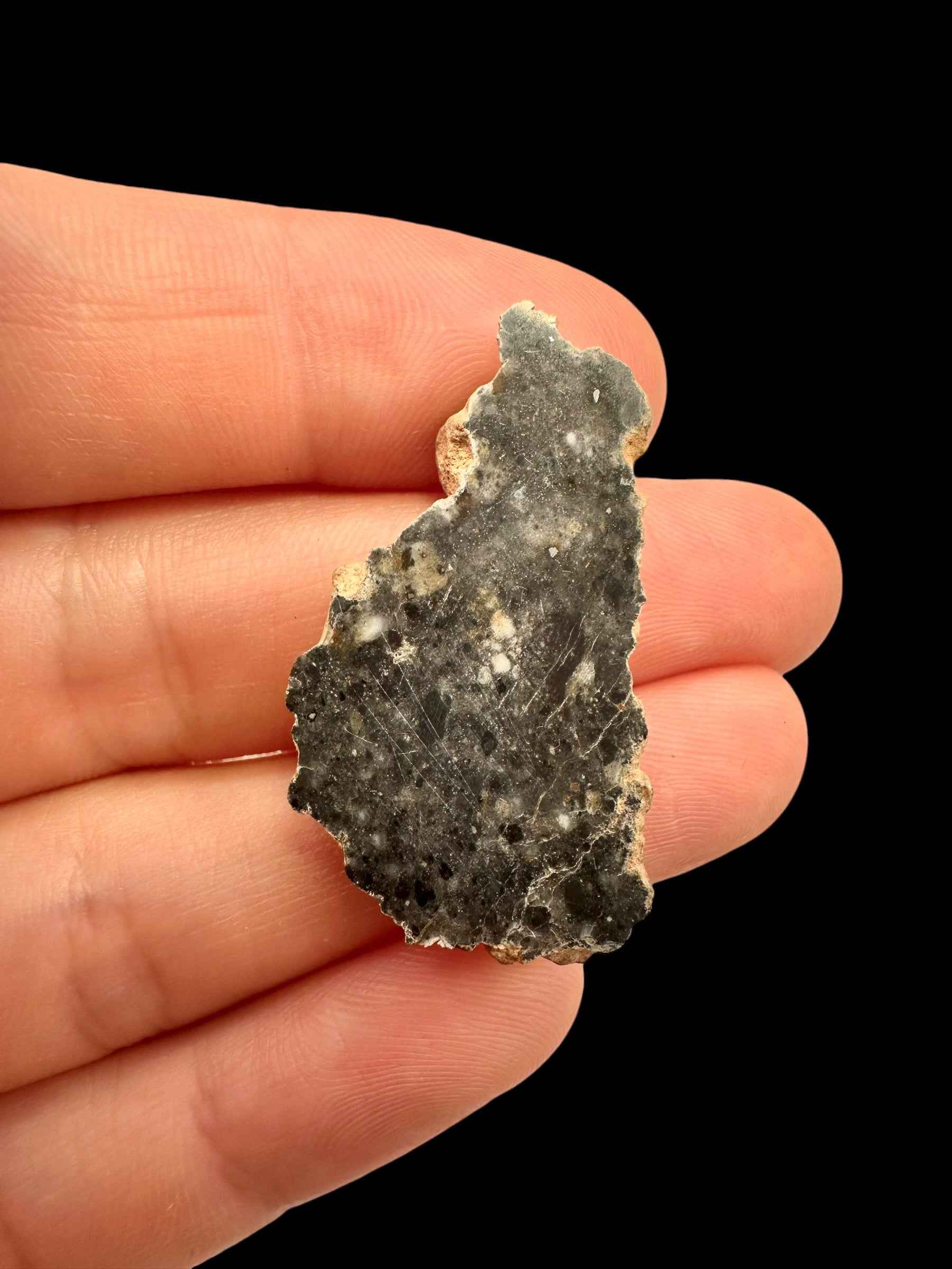 Meteorite lunare Bechar 007 – 5,5g – Algeria / endcut - MEBA178