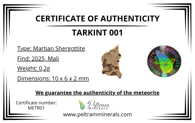 Meteorite Tarkint 001 – 0,2g – Mali - METR01