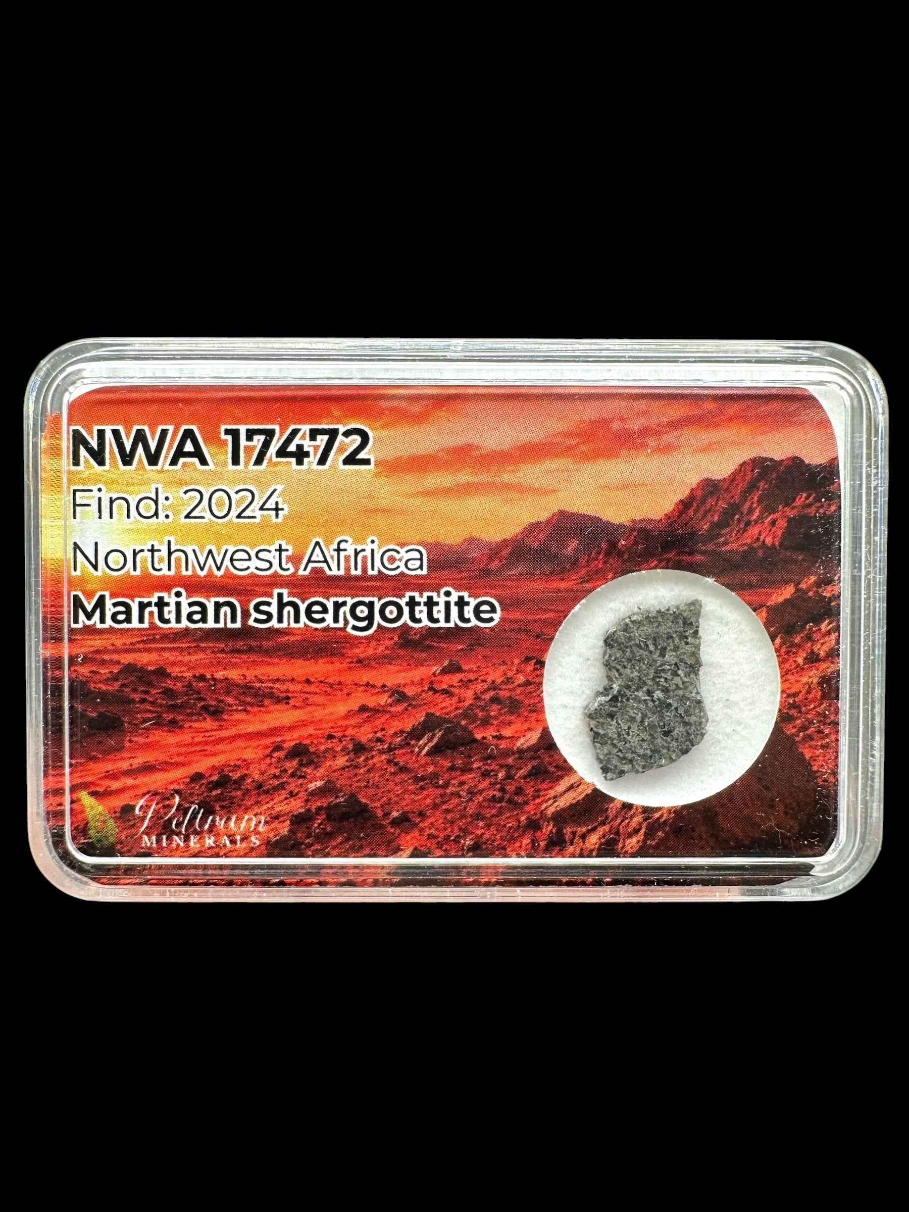 Martian Meteorite NWA 17472 – 0,3g – Northwest Africa - MENM01