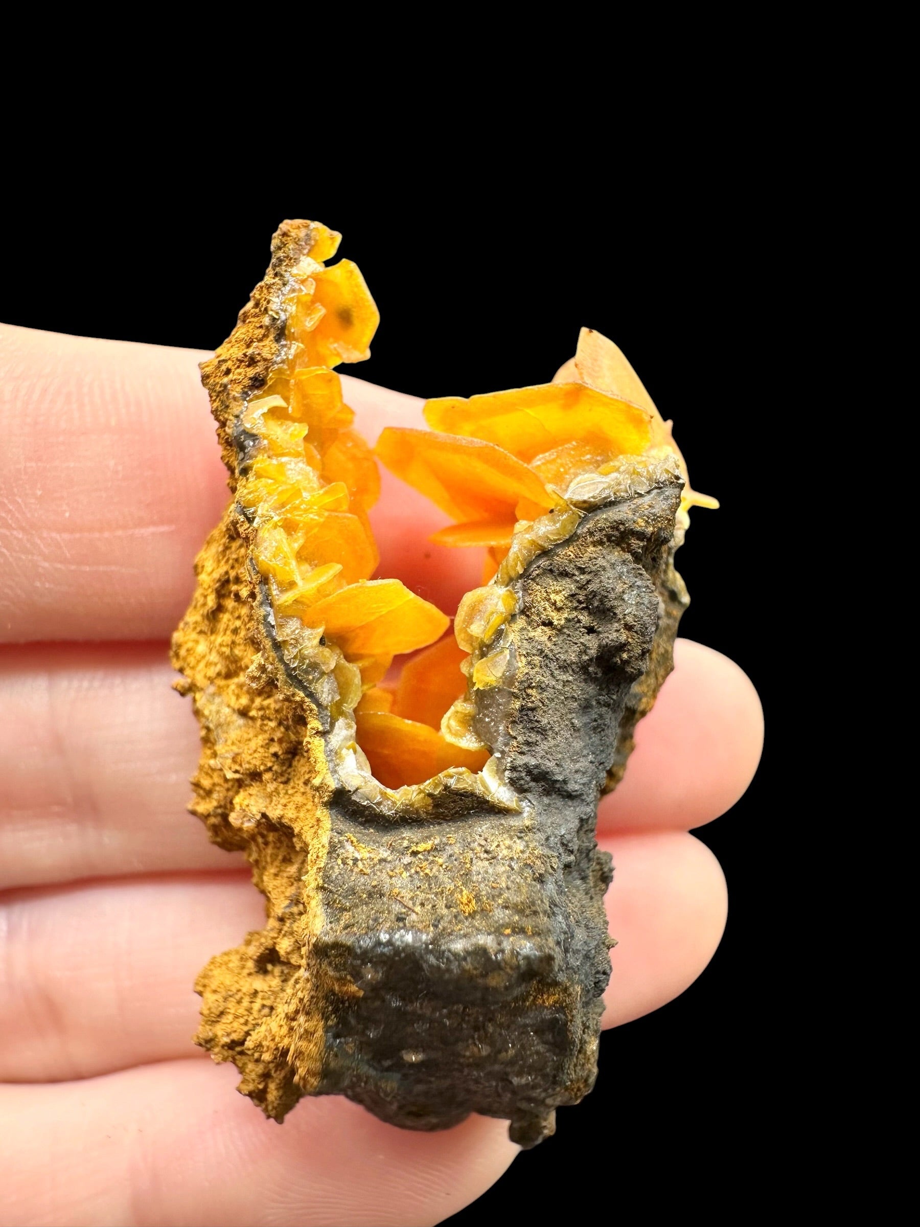 Wulfenite – Kuruktag Mountains – Xinjiang Uygur, China - WY032