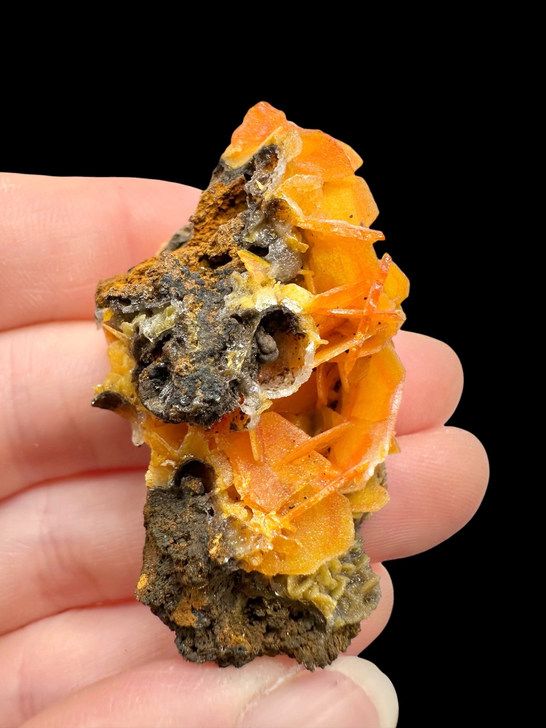 Wulfenite – Kuruktag Mountains – Xinjiang Uygur, China - WY034
