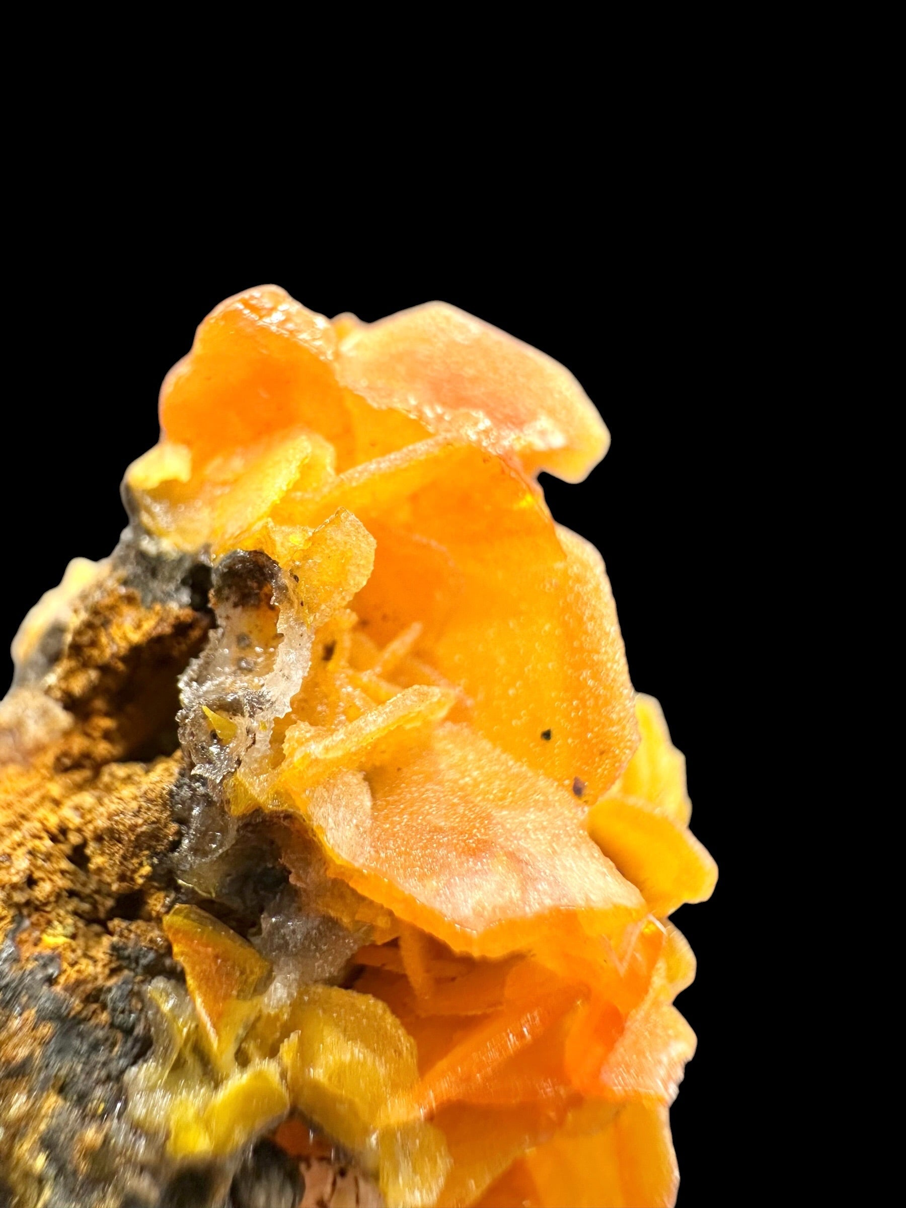 Wulfenite – Kuruktag Mountains – Xinjiang Uygur, China - WY034