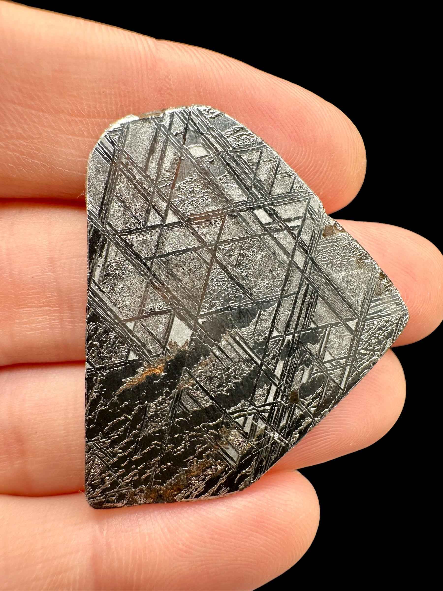 Meteorite Muonionalusta 12,9g – Extra quality – Norrbotten, Sweden - MEMO153