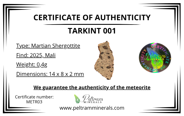 Meteorite Tarkint 001 – 0,4g – Mali - METR03