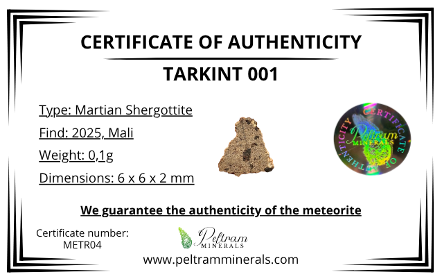 Meteorite Tarkint 001 – 0,1g – Mali - METR04