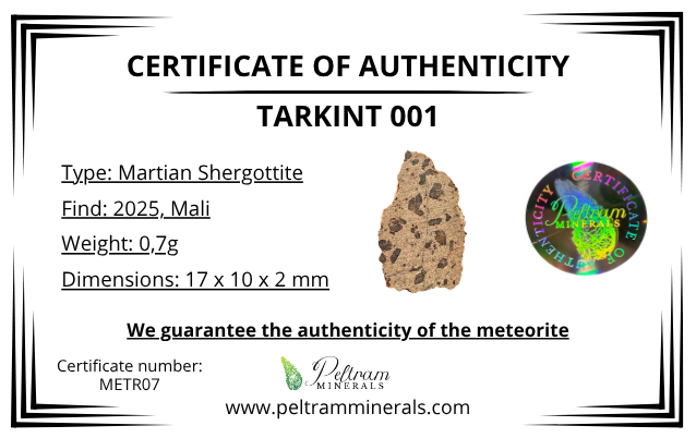 Meteorite Tarkint 001 – 0,7g – Mali - METR07