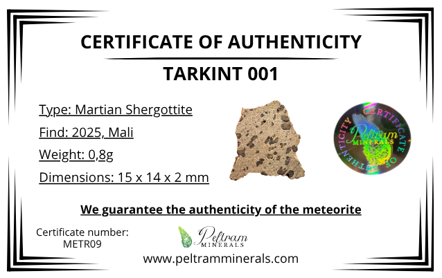 Meteorite Tarkint 001 – 0,8g – Mali - METR09
