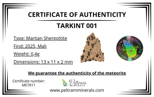 Meteorite Tarkint 001 – 0,4g – Mali - METR11