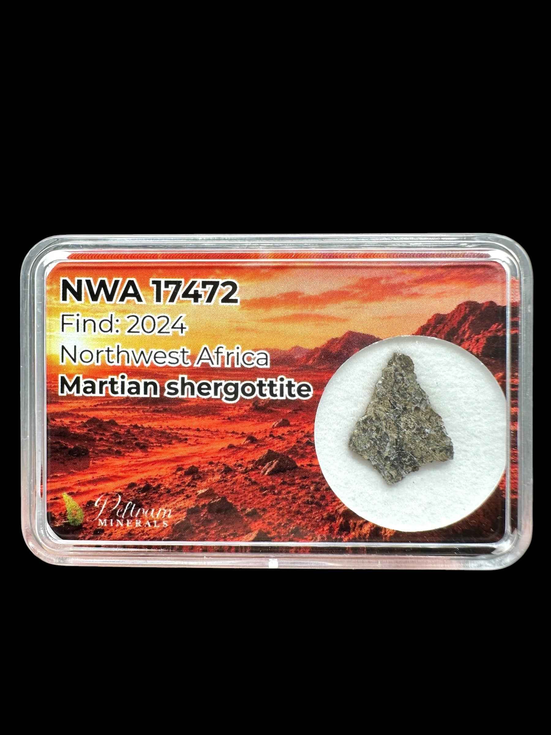 Martian Meteorite NWA 17472 – 0,4g – Northwest Africa - MENM05