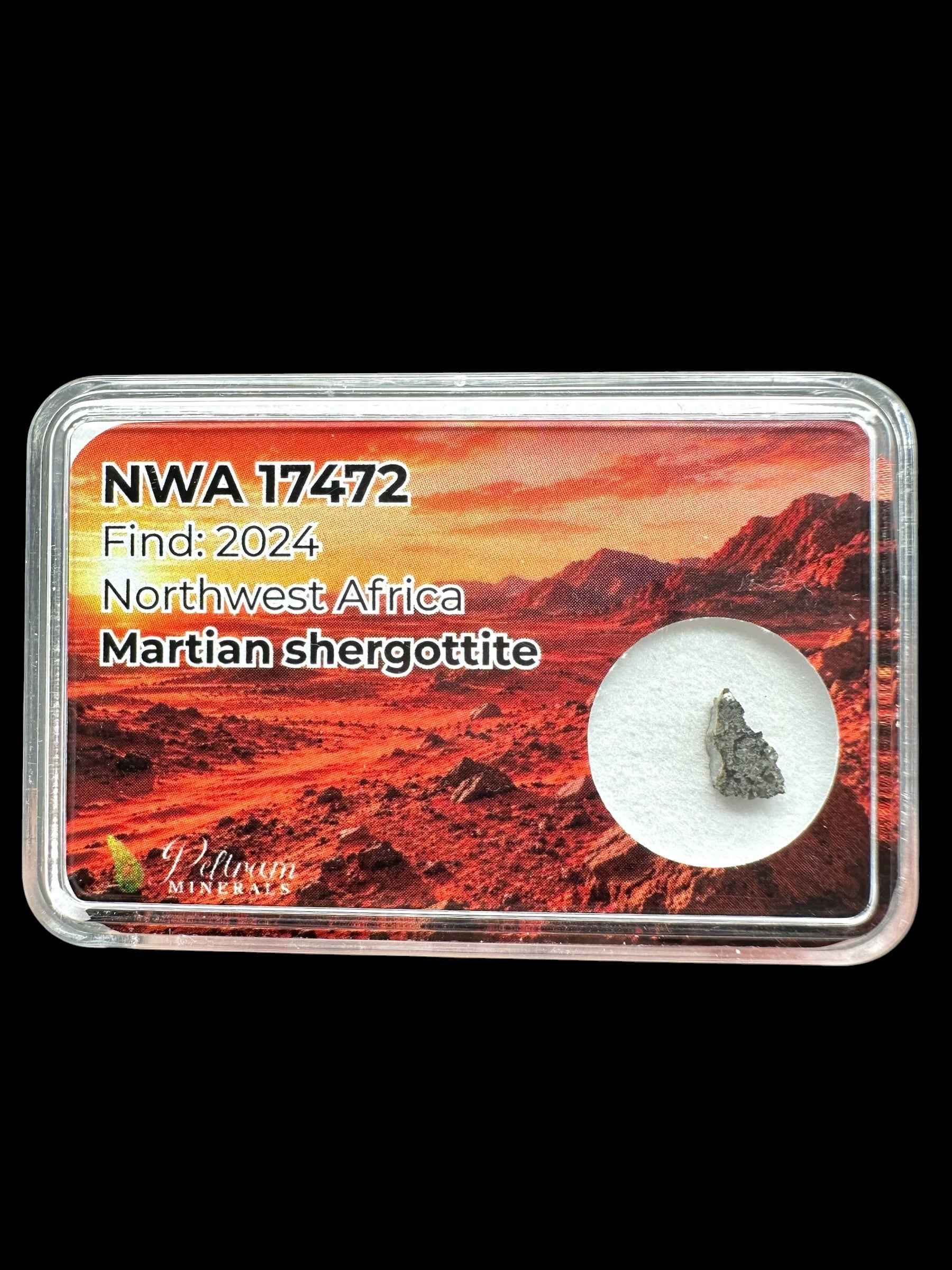 Martian Meteorite NWA 17472 – 0,07g – Northwest Africa - MENM07