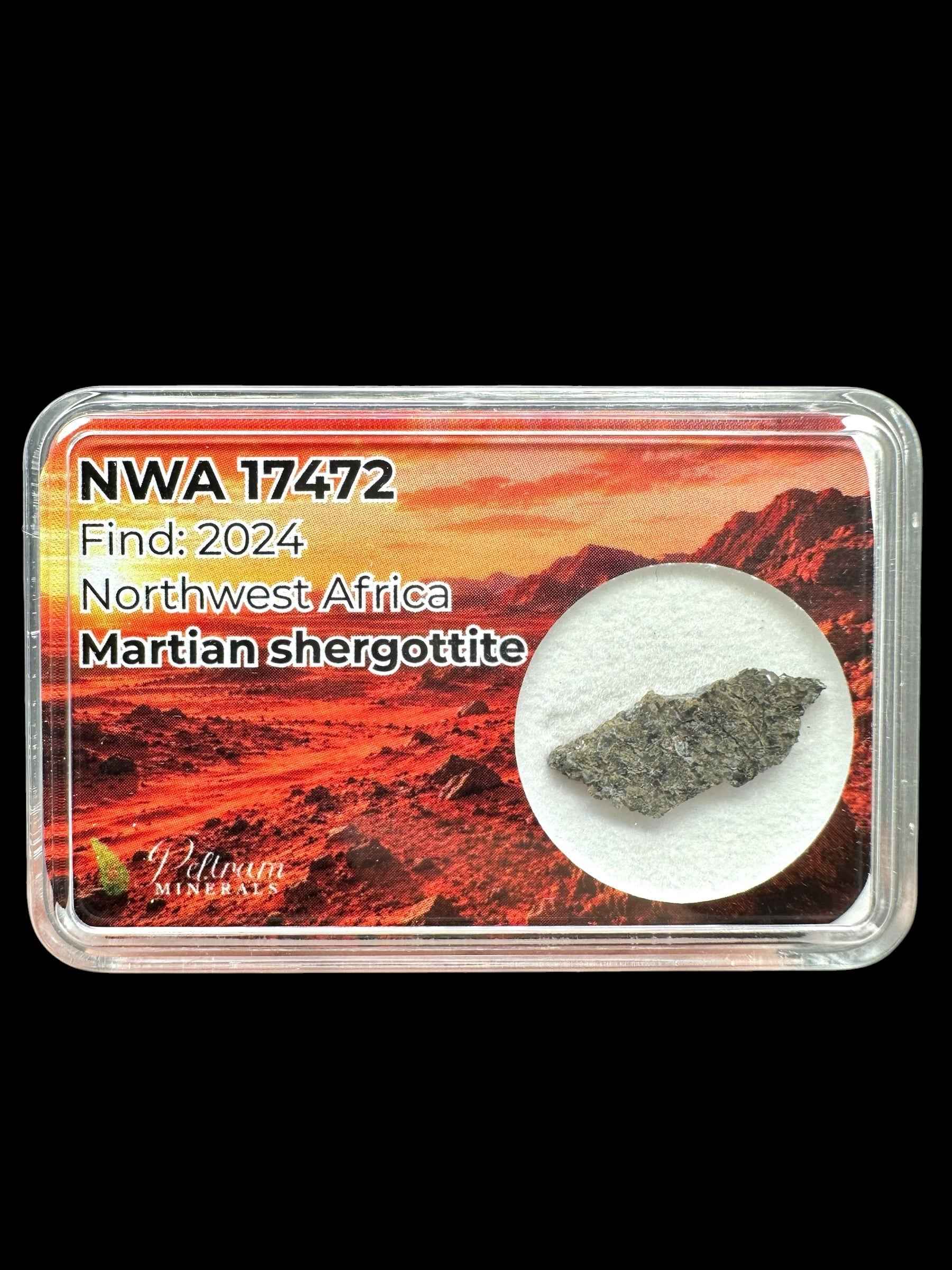 Martian Meteorite NWA 17472 – 0,3g – Northwest Africa - MENM08