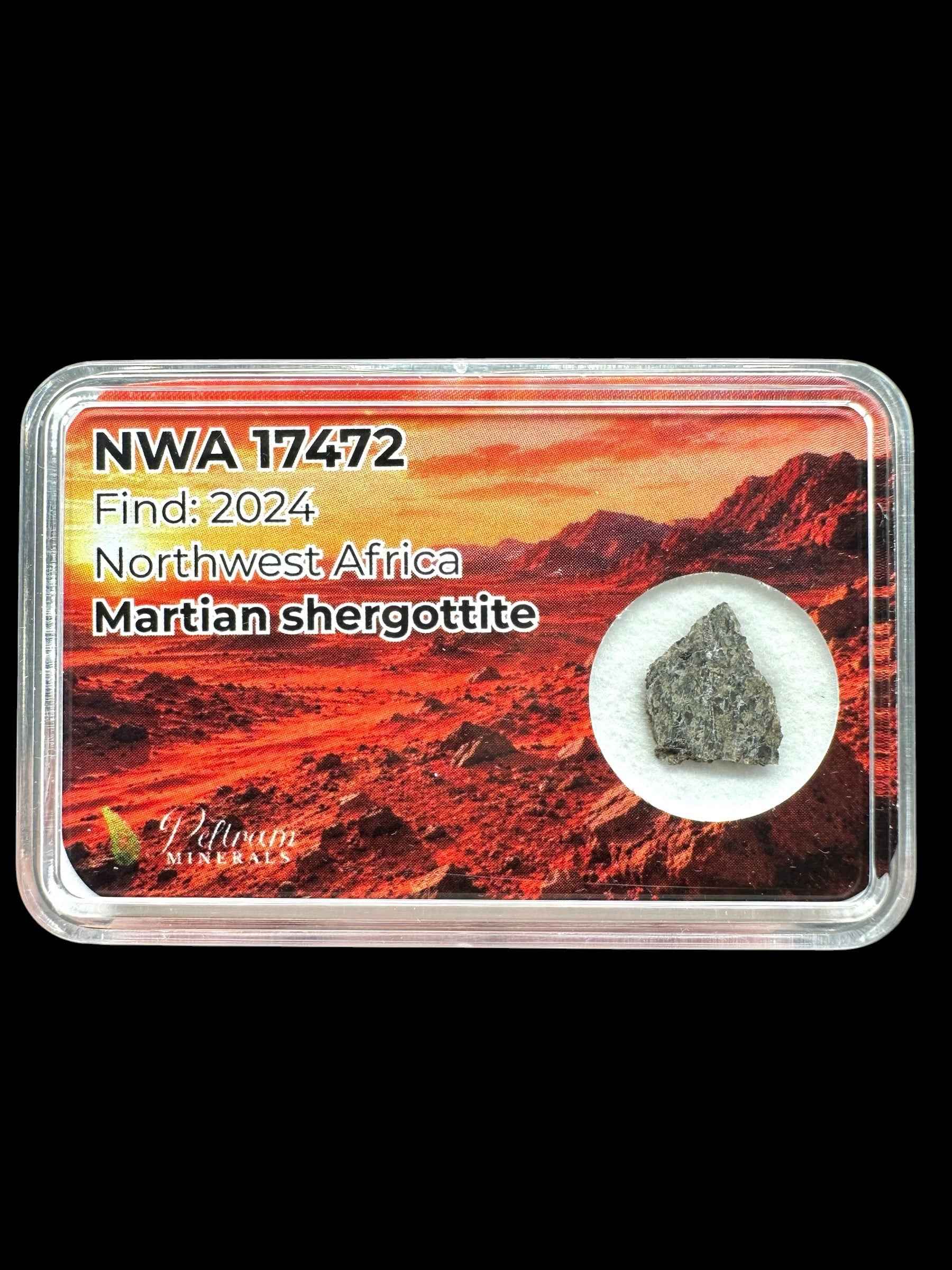 Martian Meteorite NWA 17472 – 0,2g – Northwest Africa - MENM09