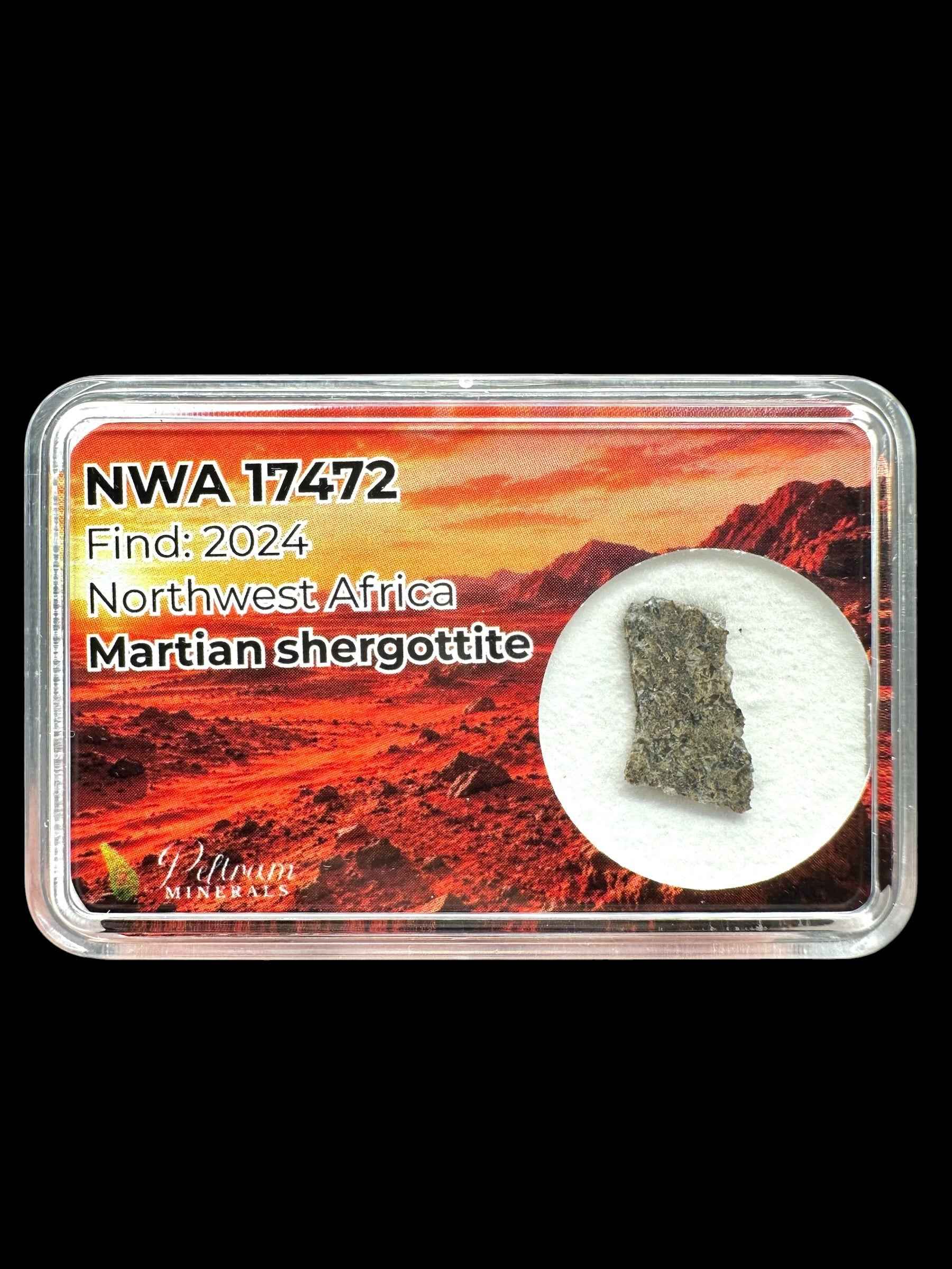 Martian Meteorite NWA 17472 – 0,3g – Northwest Africa - MENM12