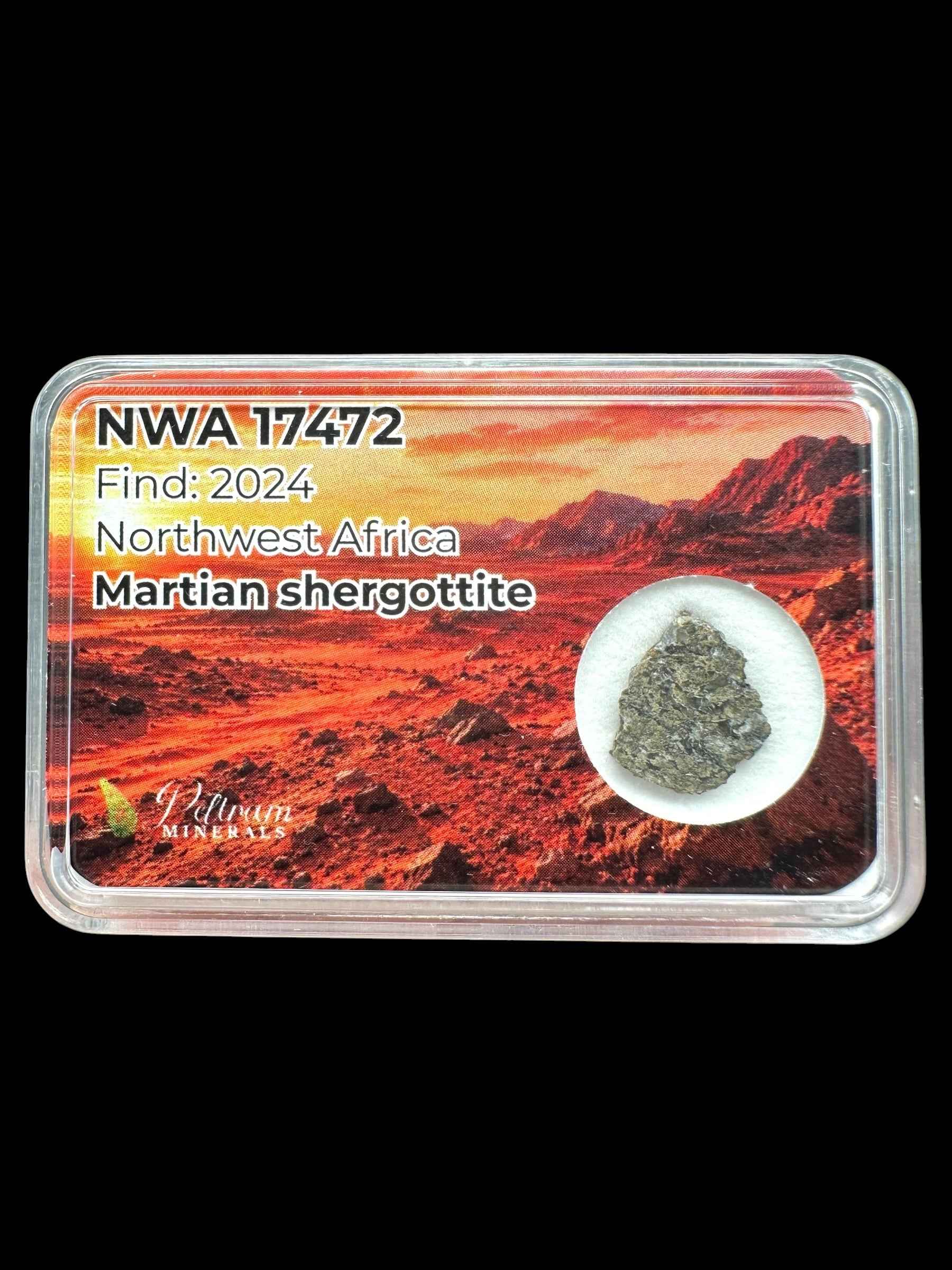 Martian Meteorite NWA 17472 – 0,3g – Northwest Africa - MENM13