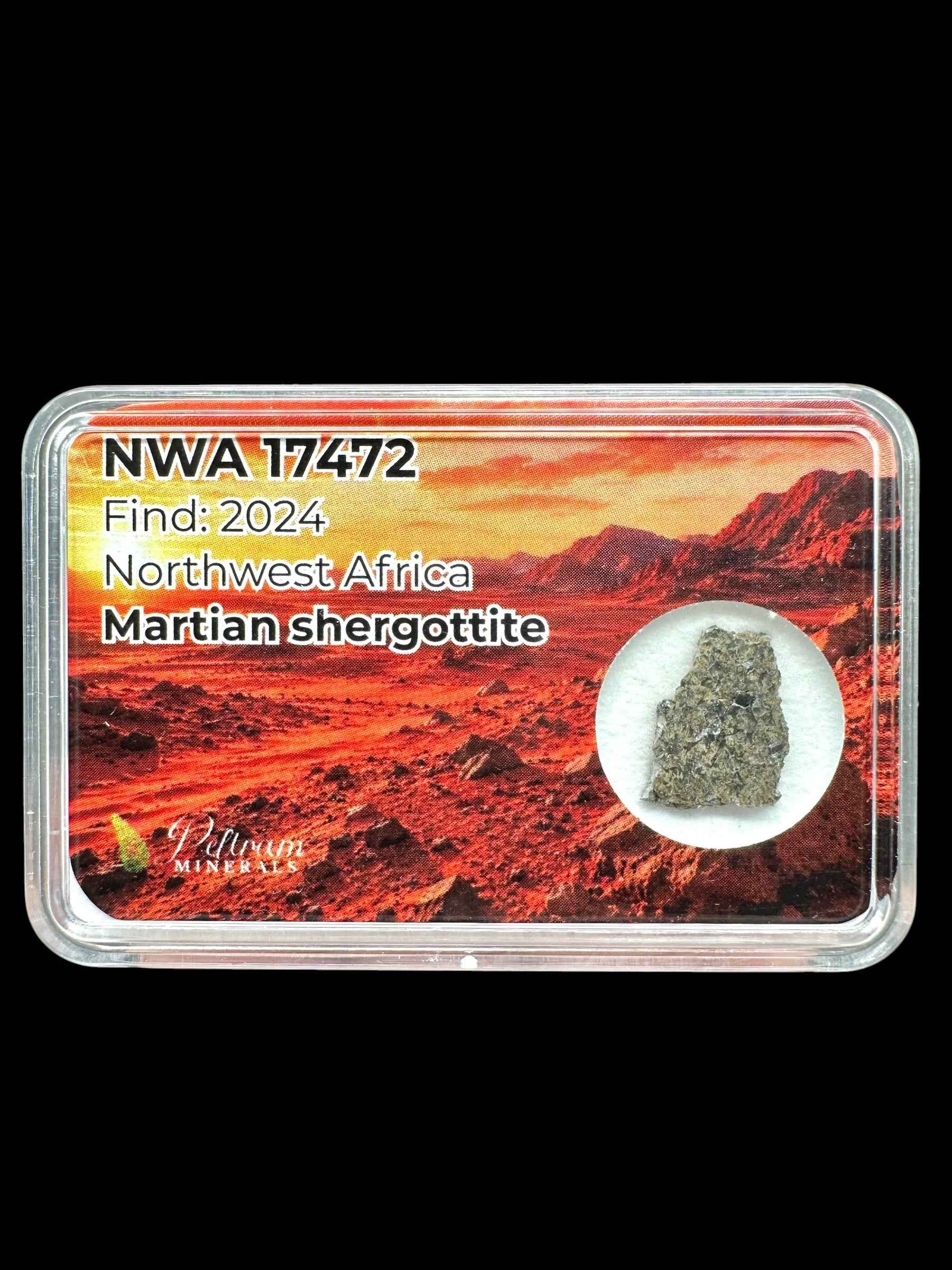 Martian Meteorite NWA 17472 – 0,3g – Northwest Africa - MENM15