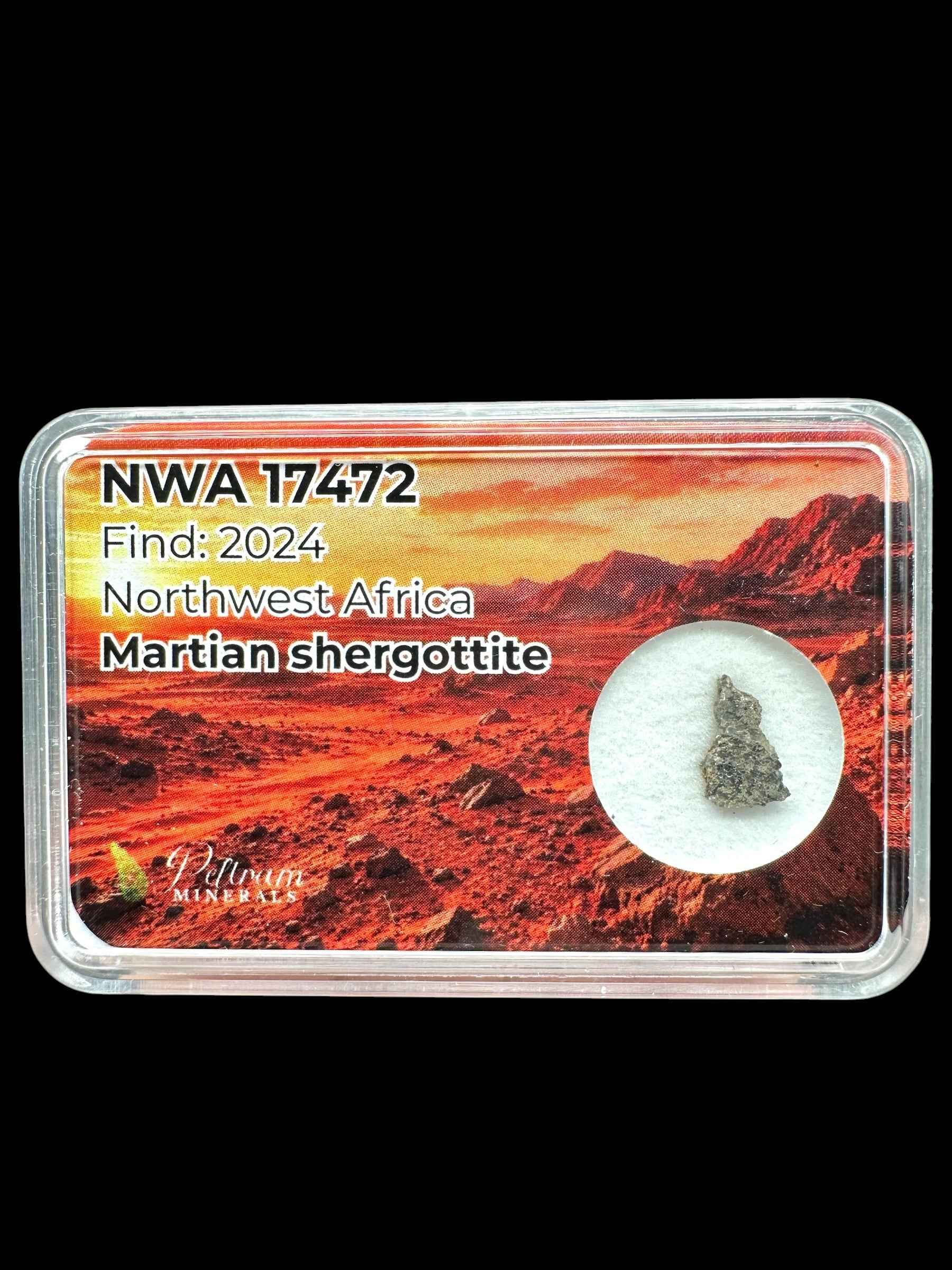 Martian Meteorite NWA 17472 – 0,09g – Northwest Africa - MENM16