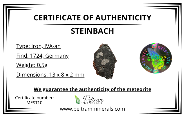 Meteorite Steinbach 0,5g – Germany - MEST10