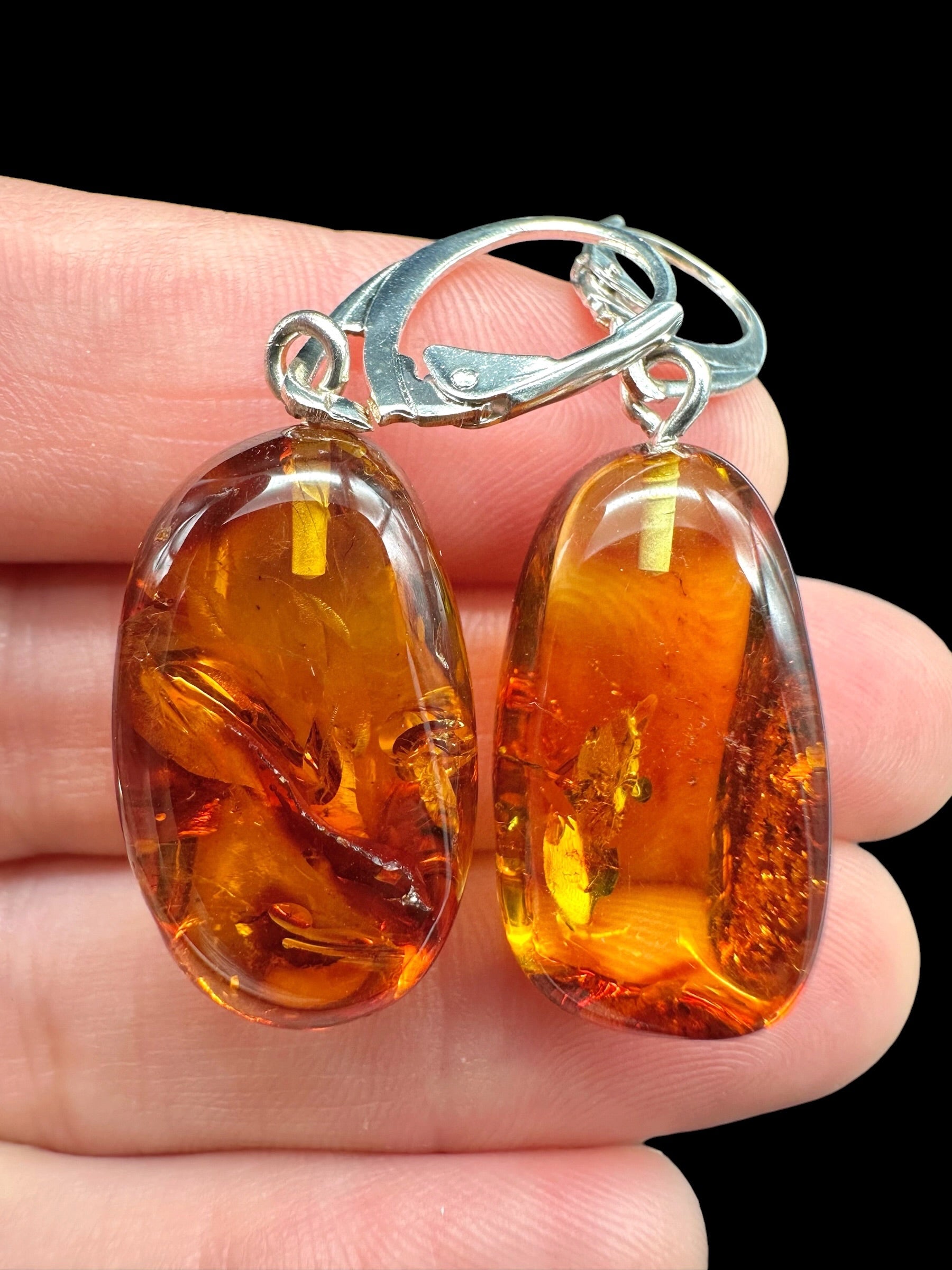 Amber Earrings