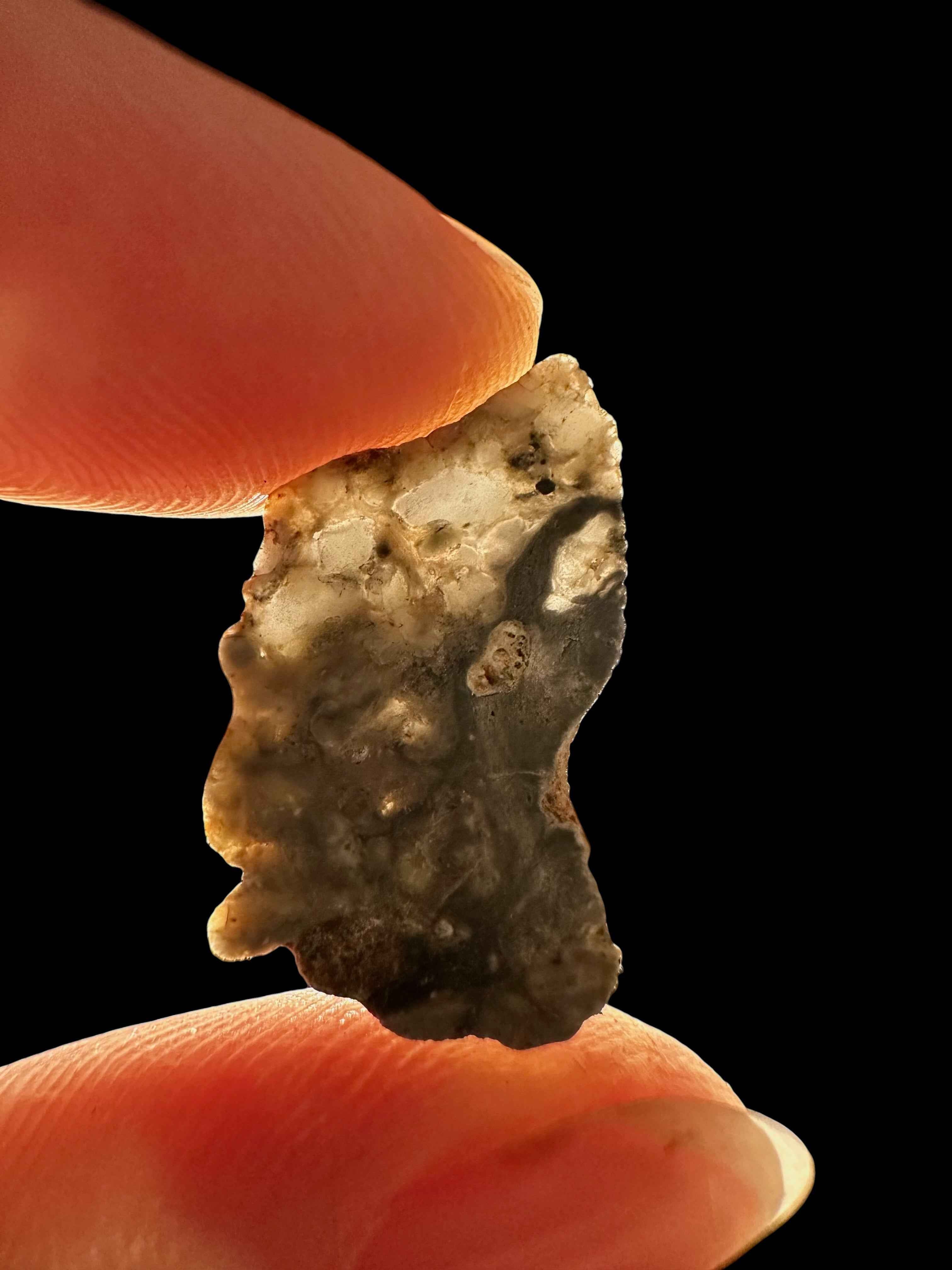 Meteorite lunare Adrar 013 – 0,6g – Algeria – translucent - MEAD34